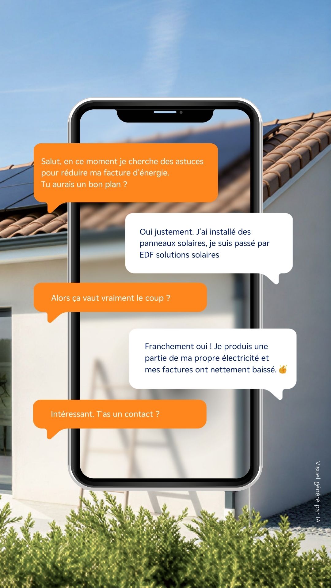 EDF solutions solaires Facebook ad
