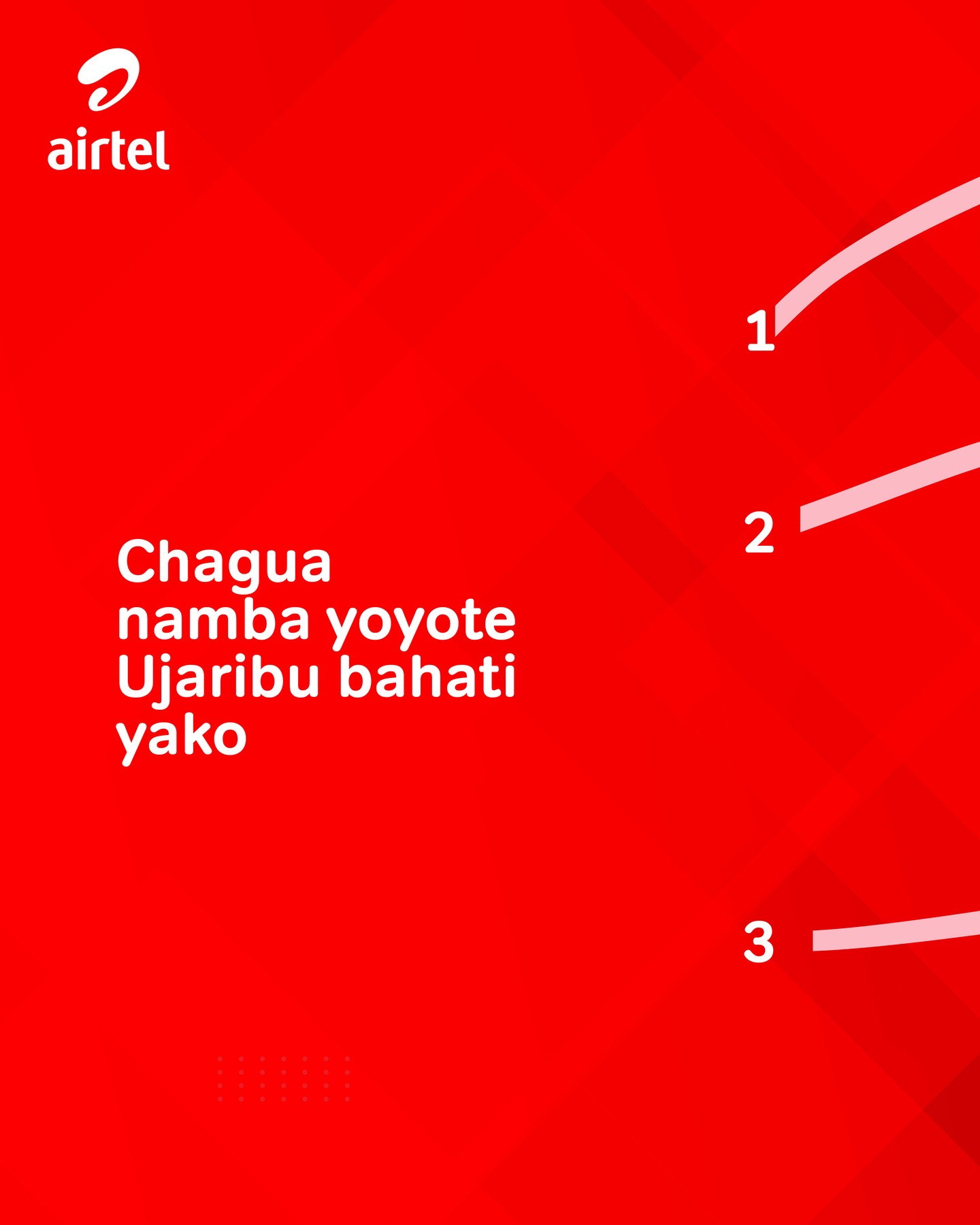 Airtel Tanzania Facebook ad: Chagua namba, fata mstari ujue unapoishia!