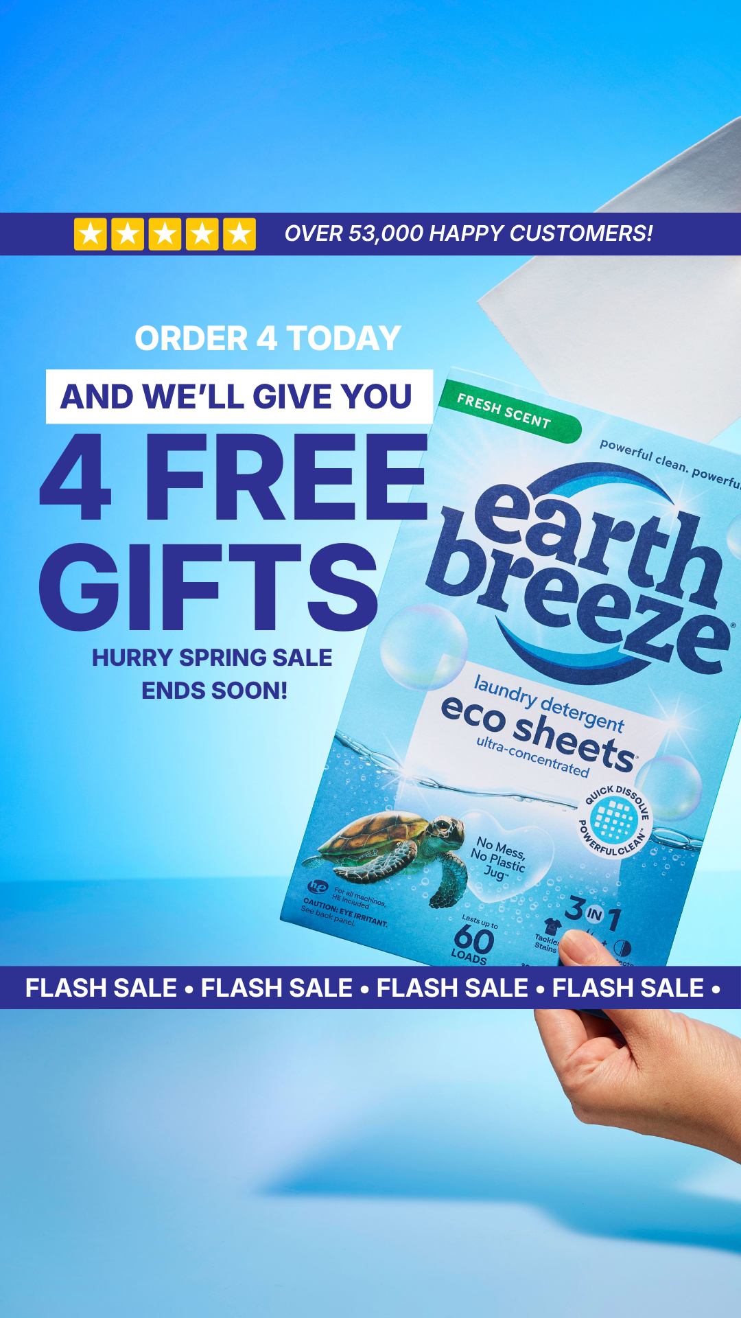 Earth Breeze Facebook ad