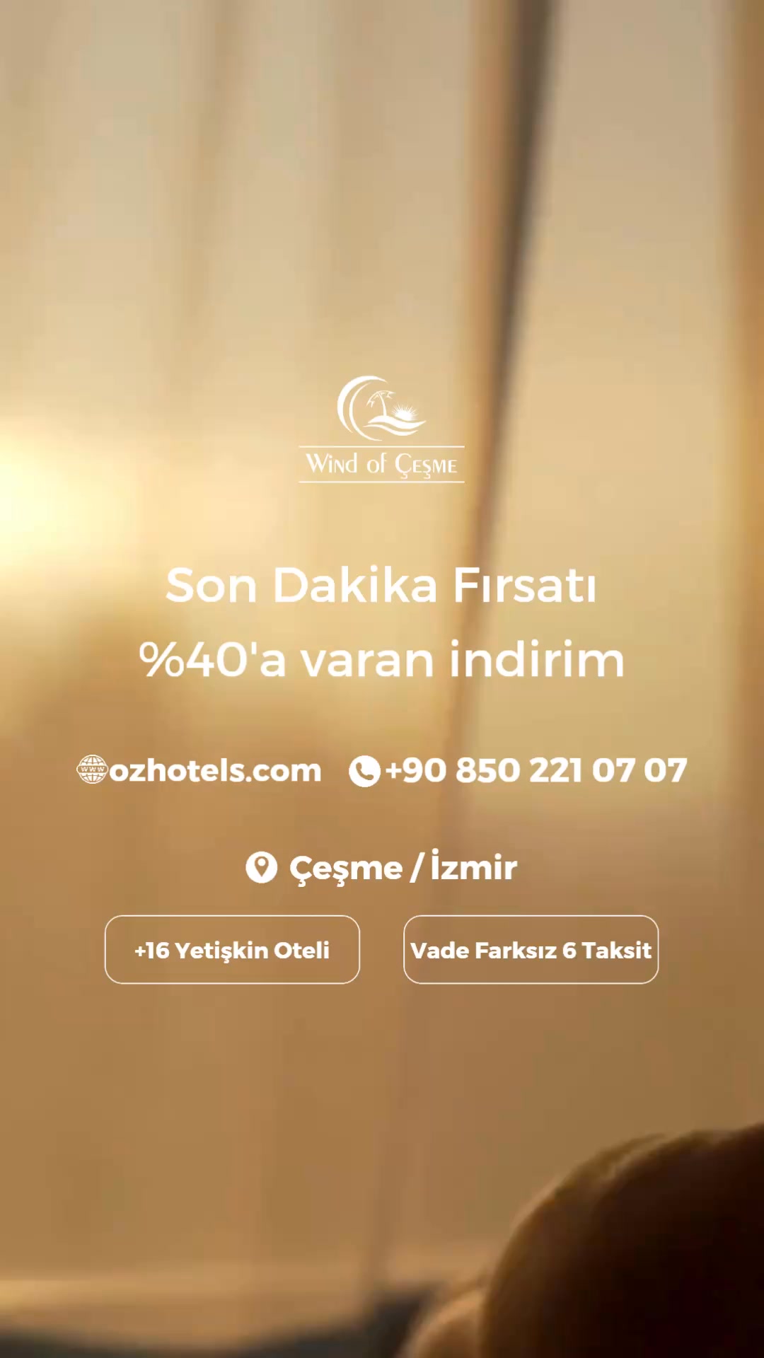 Wind of Çeşme Facebook ad: Çeşme'nin eşsiz atmosferinde unutulmaz bir tatile hazır…