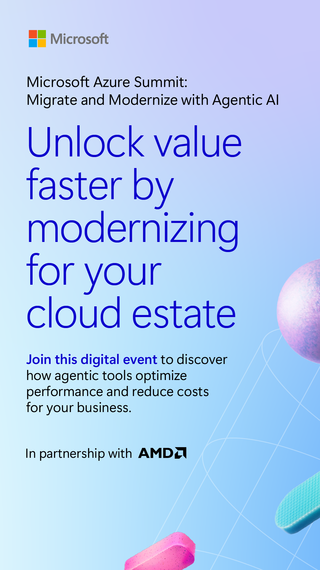 Microsoft Azure Facebook ad