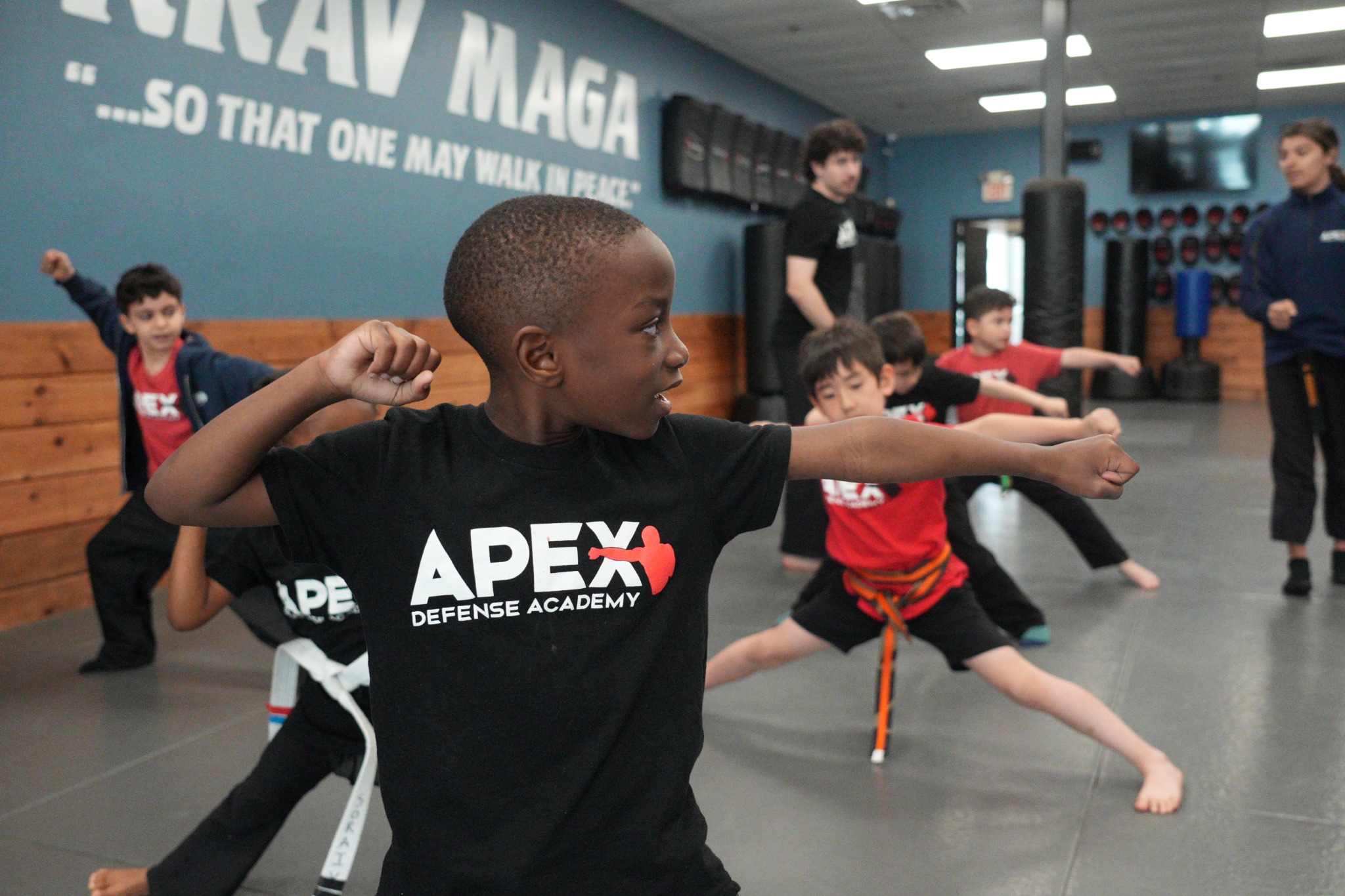 Apex Defense Academy HQ Waltham Facebook ad: Kids Karate Classes Ages 6 to 8