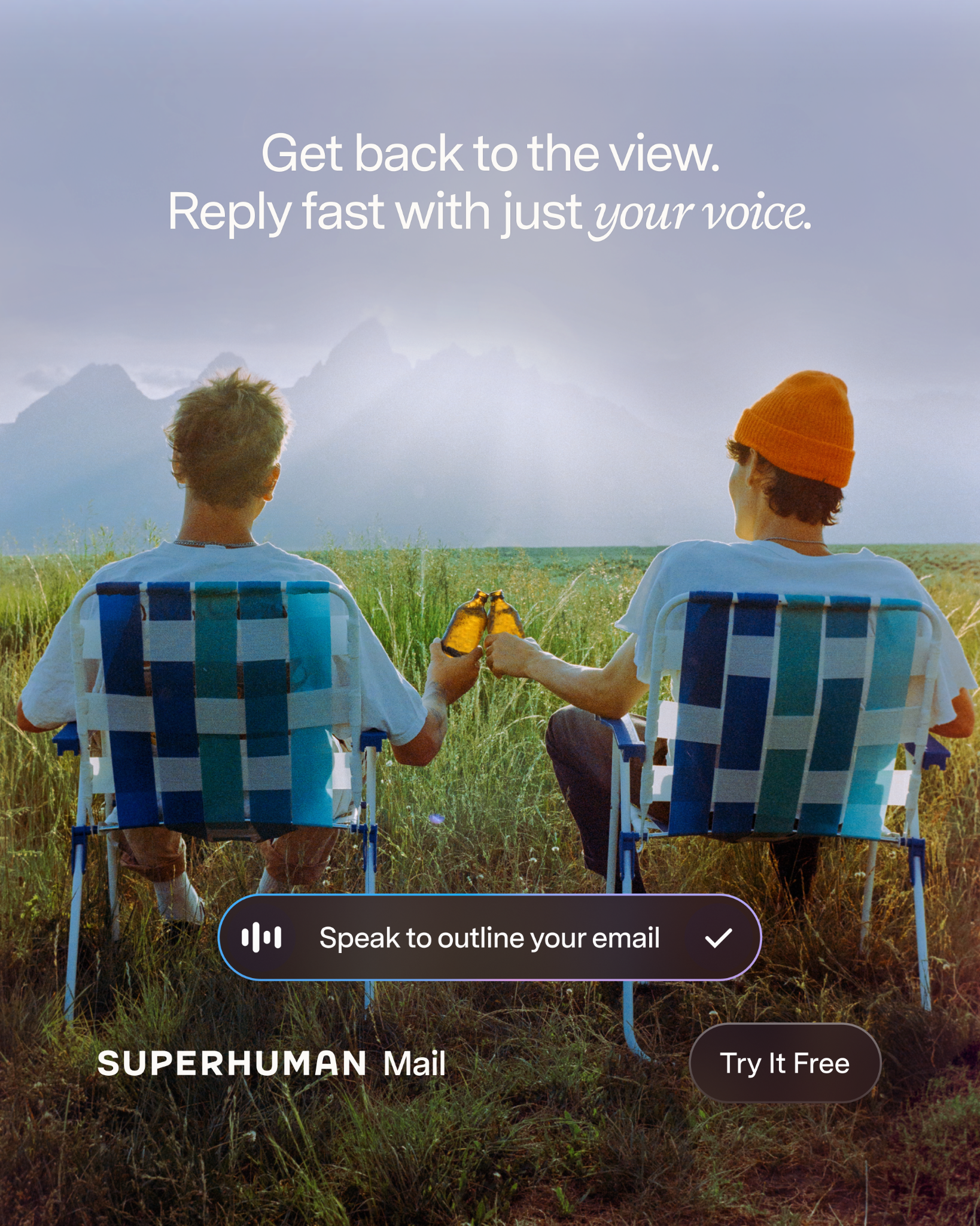 Superhuman Mail Facebook ad
