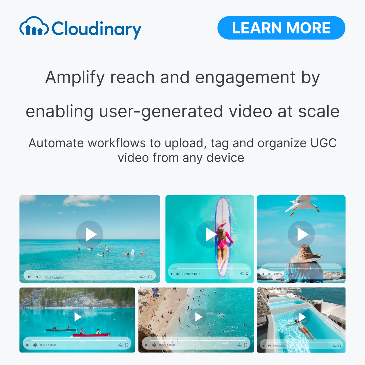 Cloudinary Facebook ad