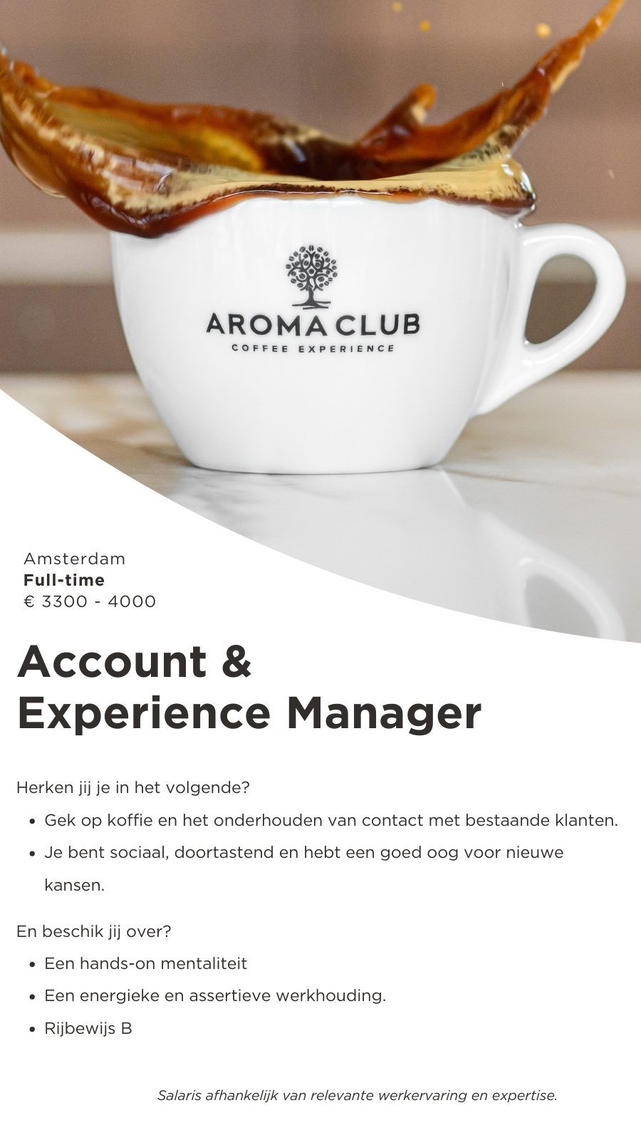 Aroma Club Facebook ad