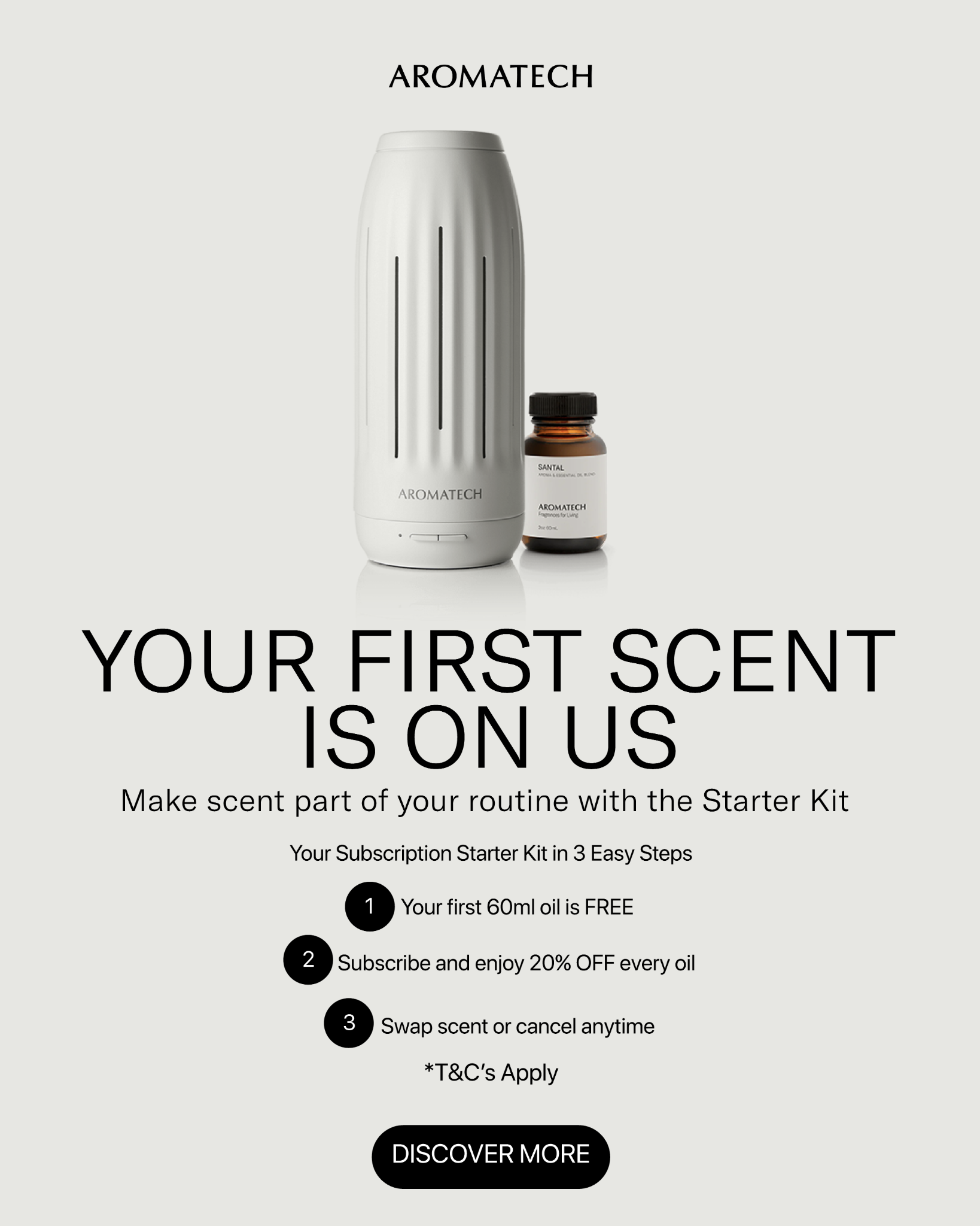 AromaTech Facebook ad