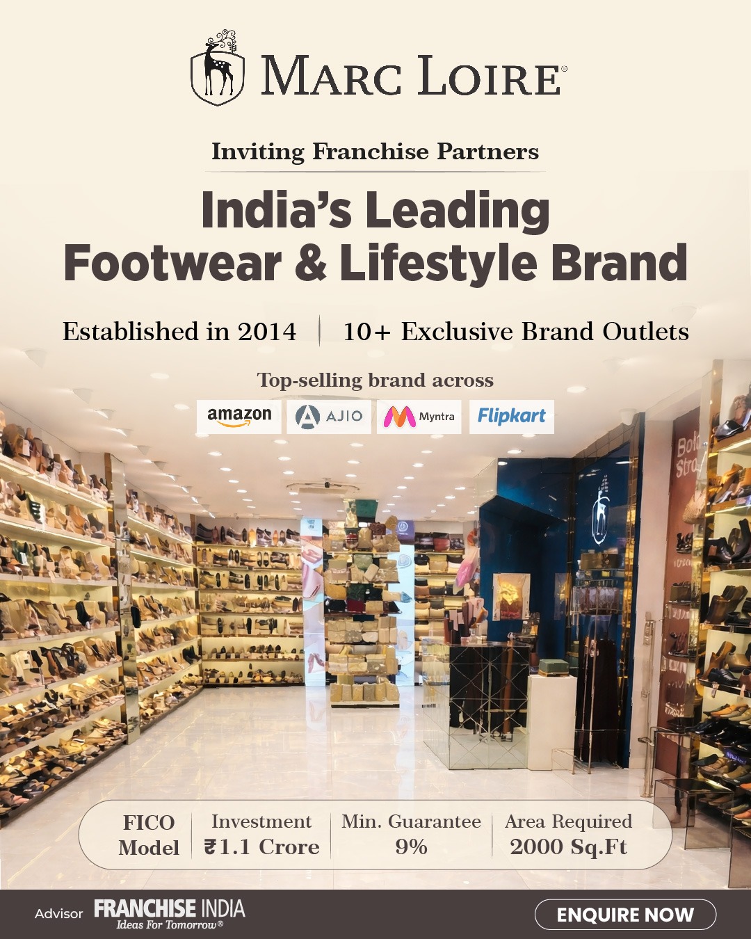 Franchise India Brands Ltd. Facebook ad