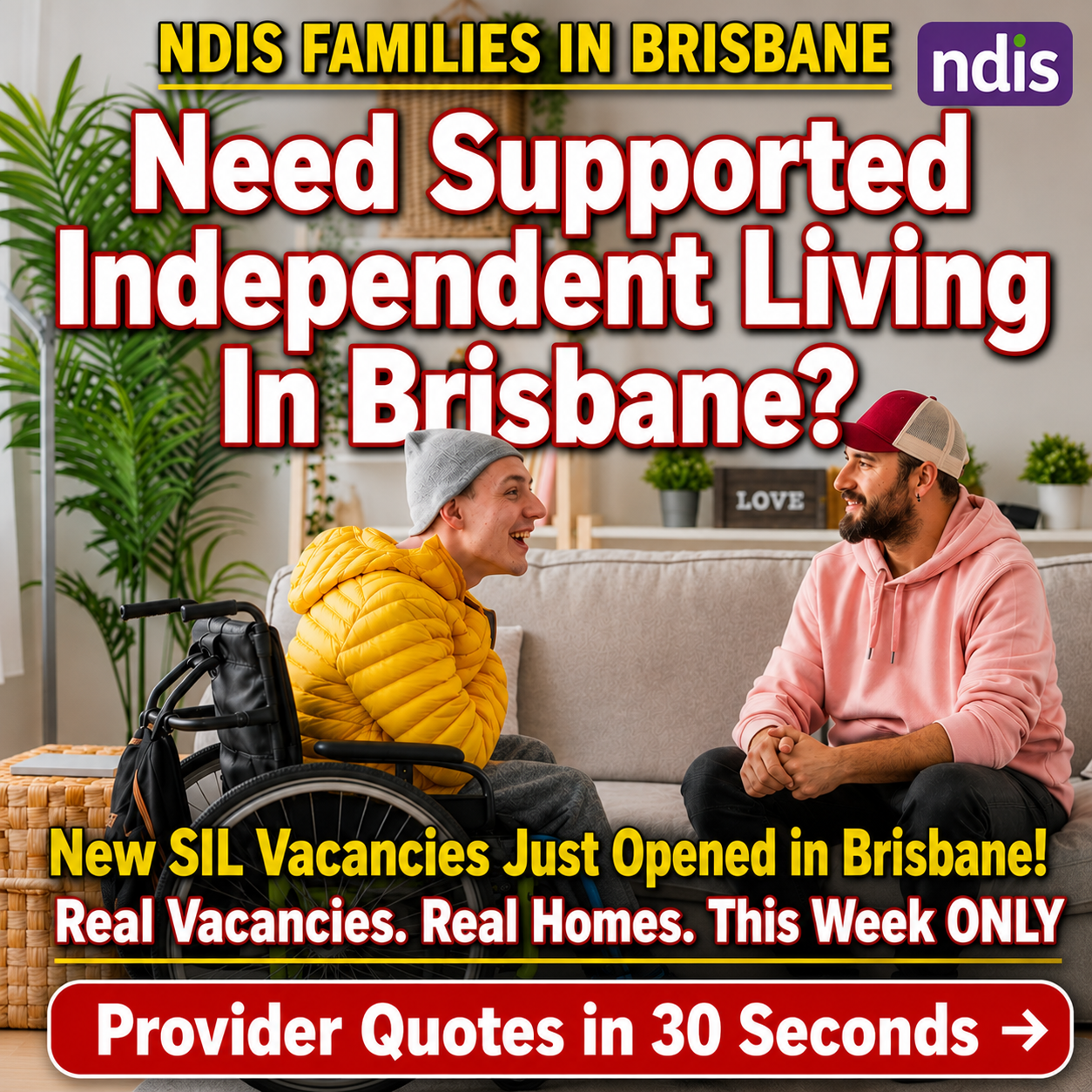 Simply Supported Facebook ad