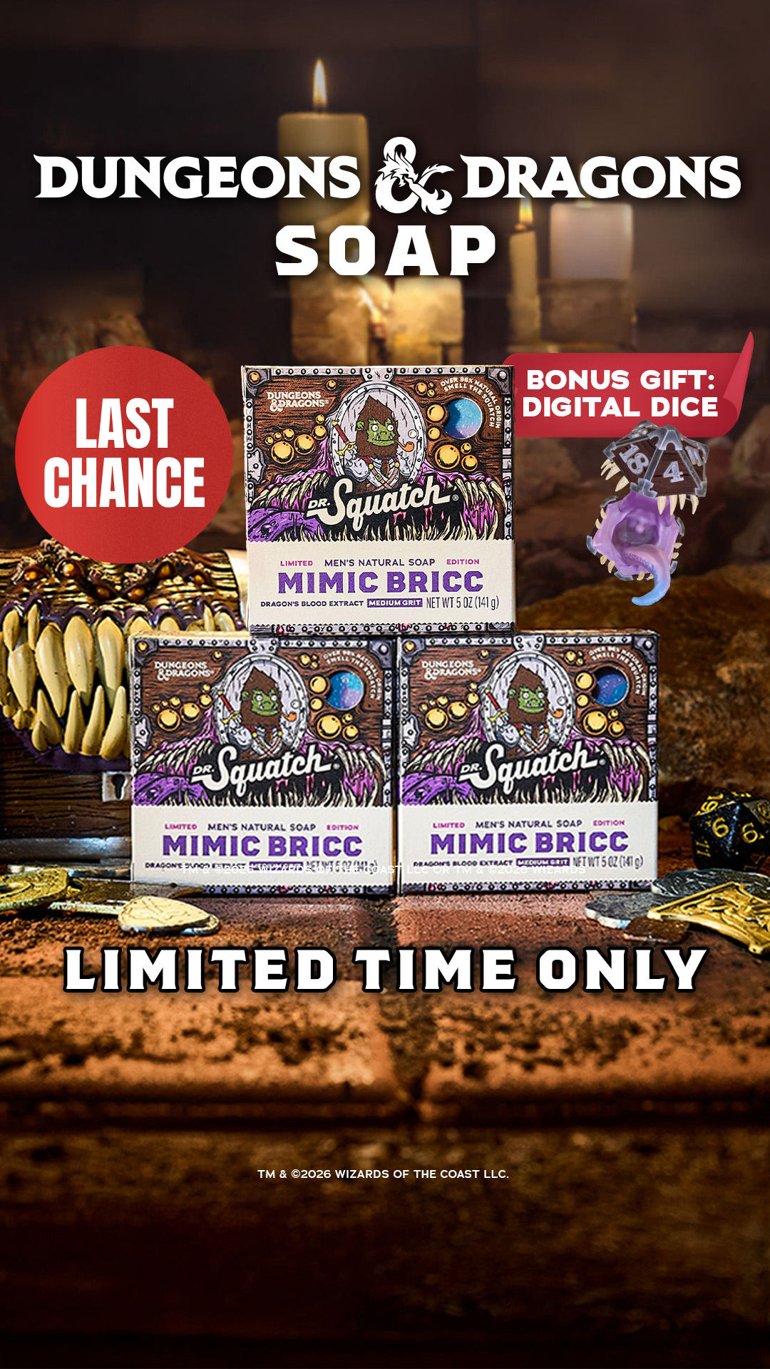 Dr. Squatch Facebook ad