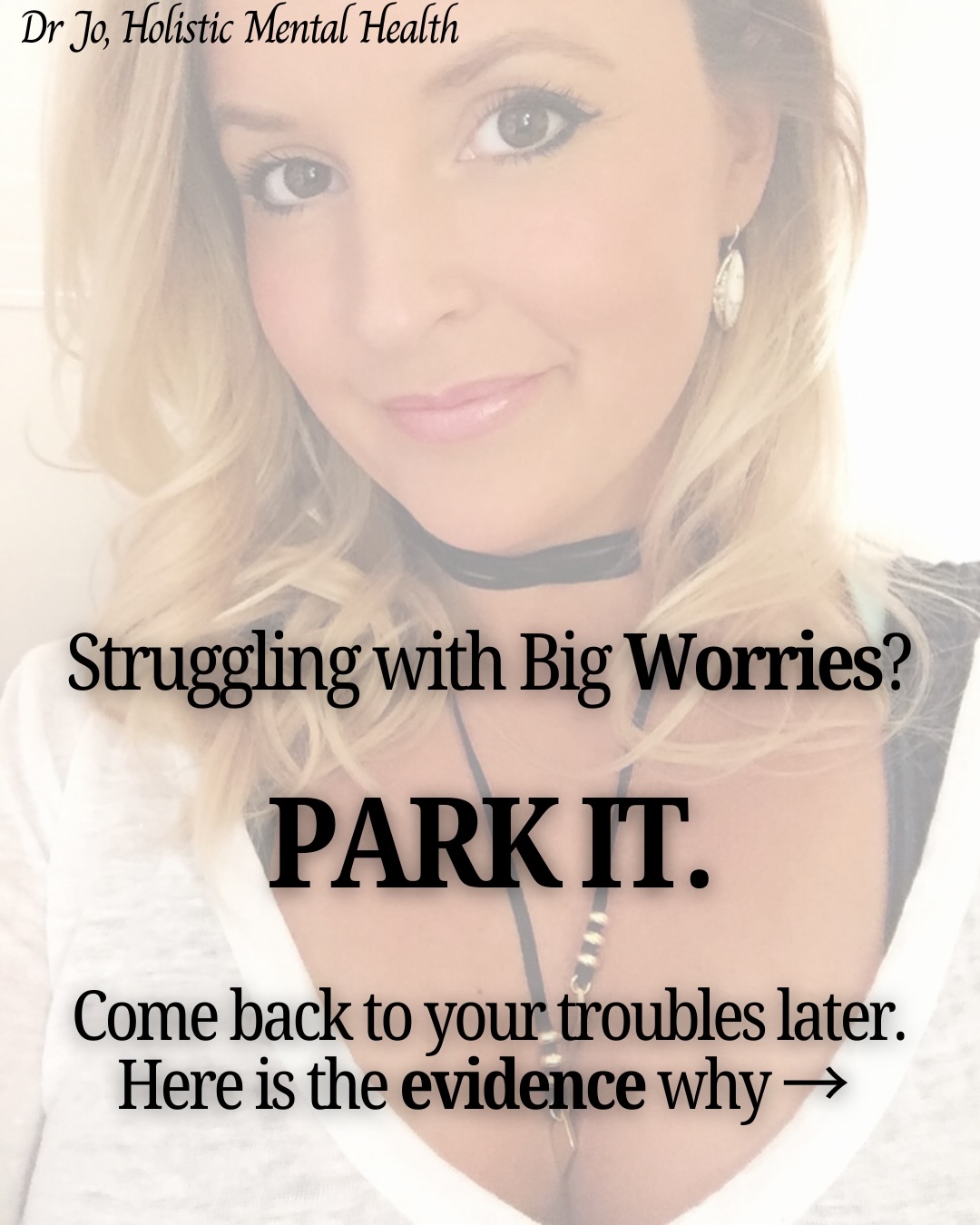 Dr Jo, Holistic Mental Health Facebook ad