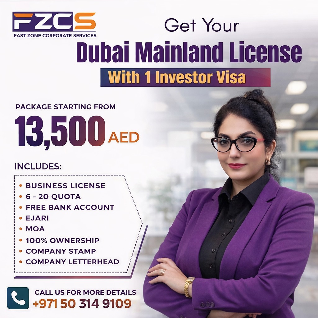 Fast Zone Corporate Services Facebook ad: Business setup |Business formation | Business Setup in…