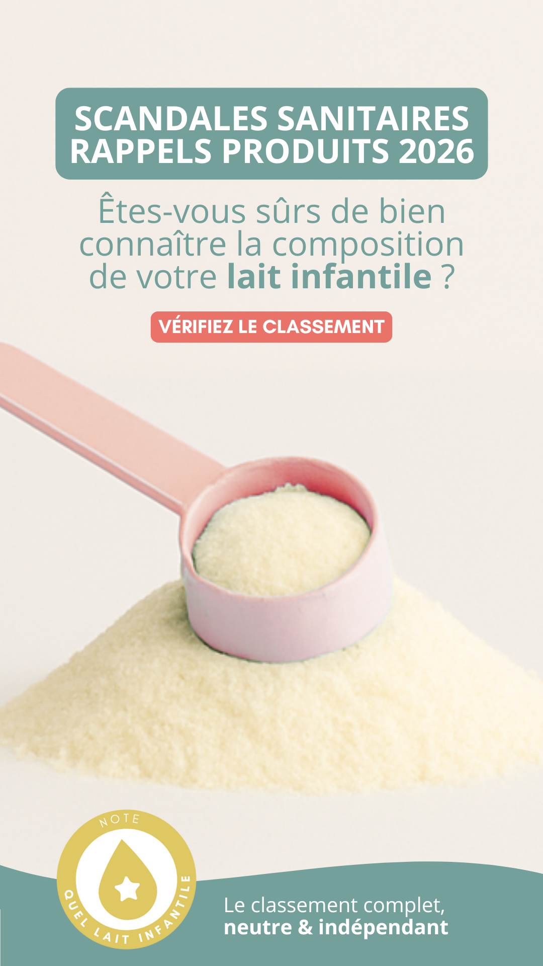 Quel Lait Infantile Facebook ad