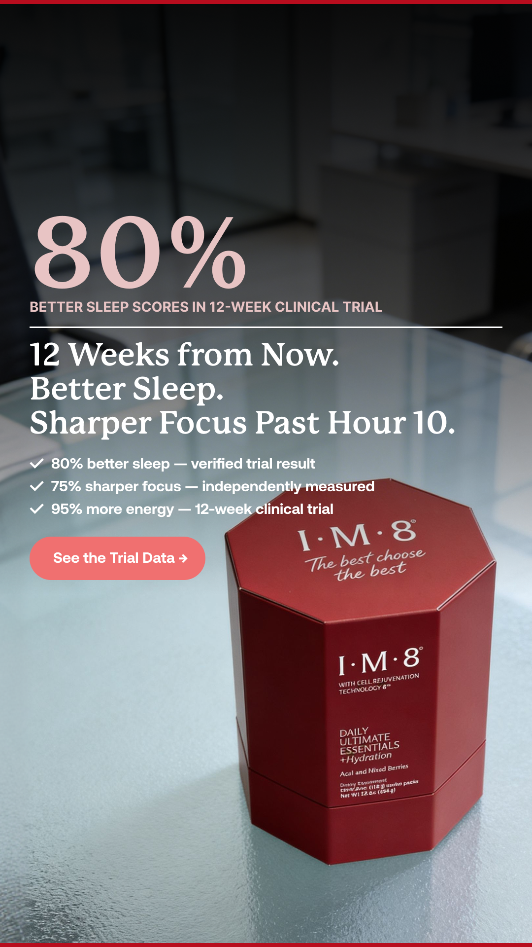IM8 Health Global Facebook ad