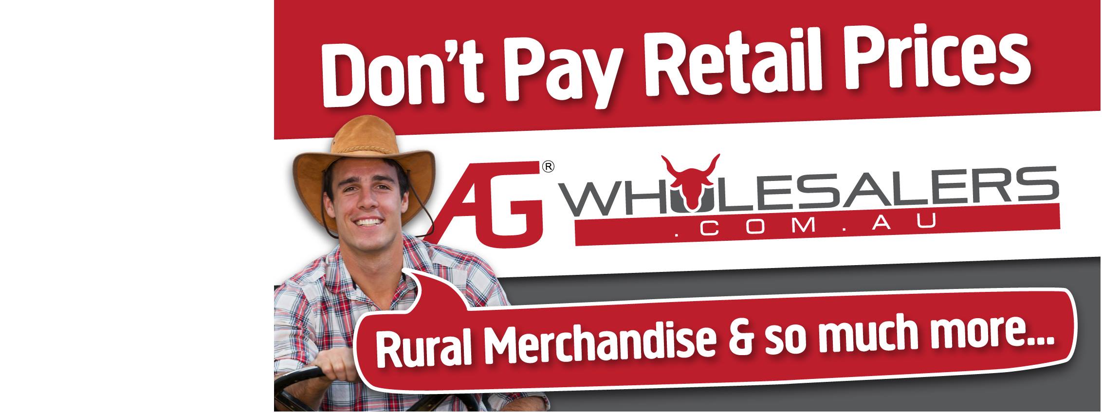Ag Wholesalers Facebook ad: Rural merchandise, portable cattle yards, fencing…