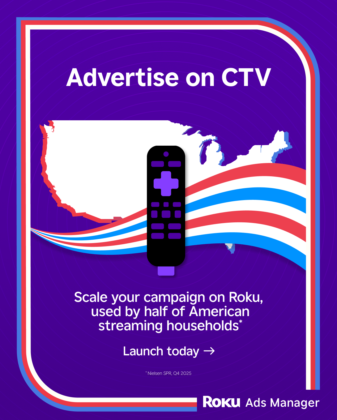 Roku Advertising Facebook ad