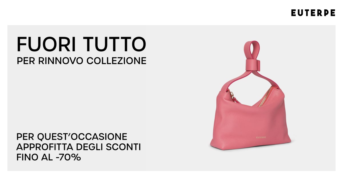 Euterpe Studio Facebook ad: Nuova stagione, nuova borsa
