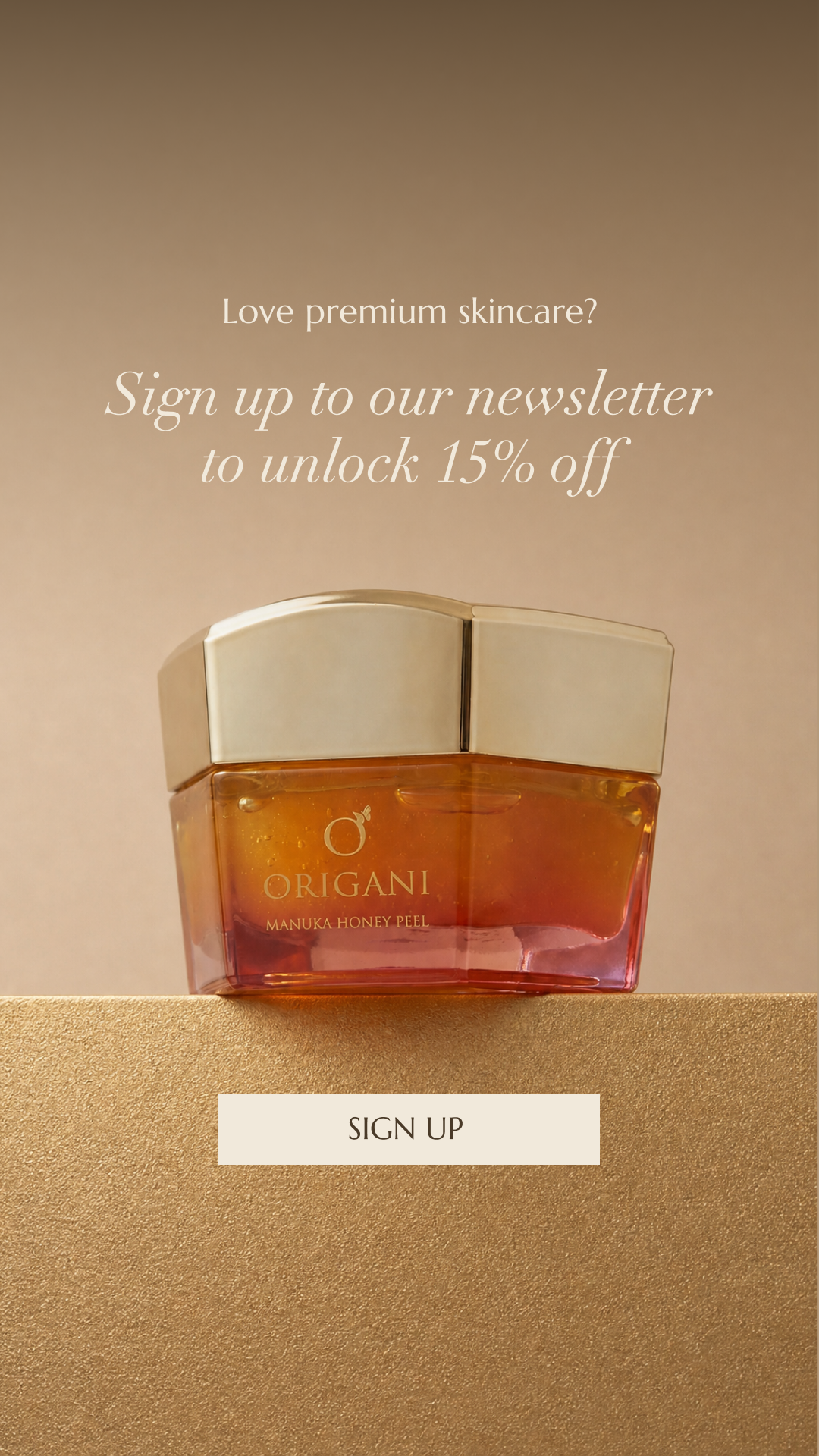 Origani Australia Facebook ad