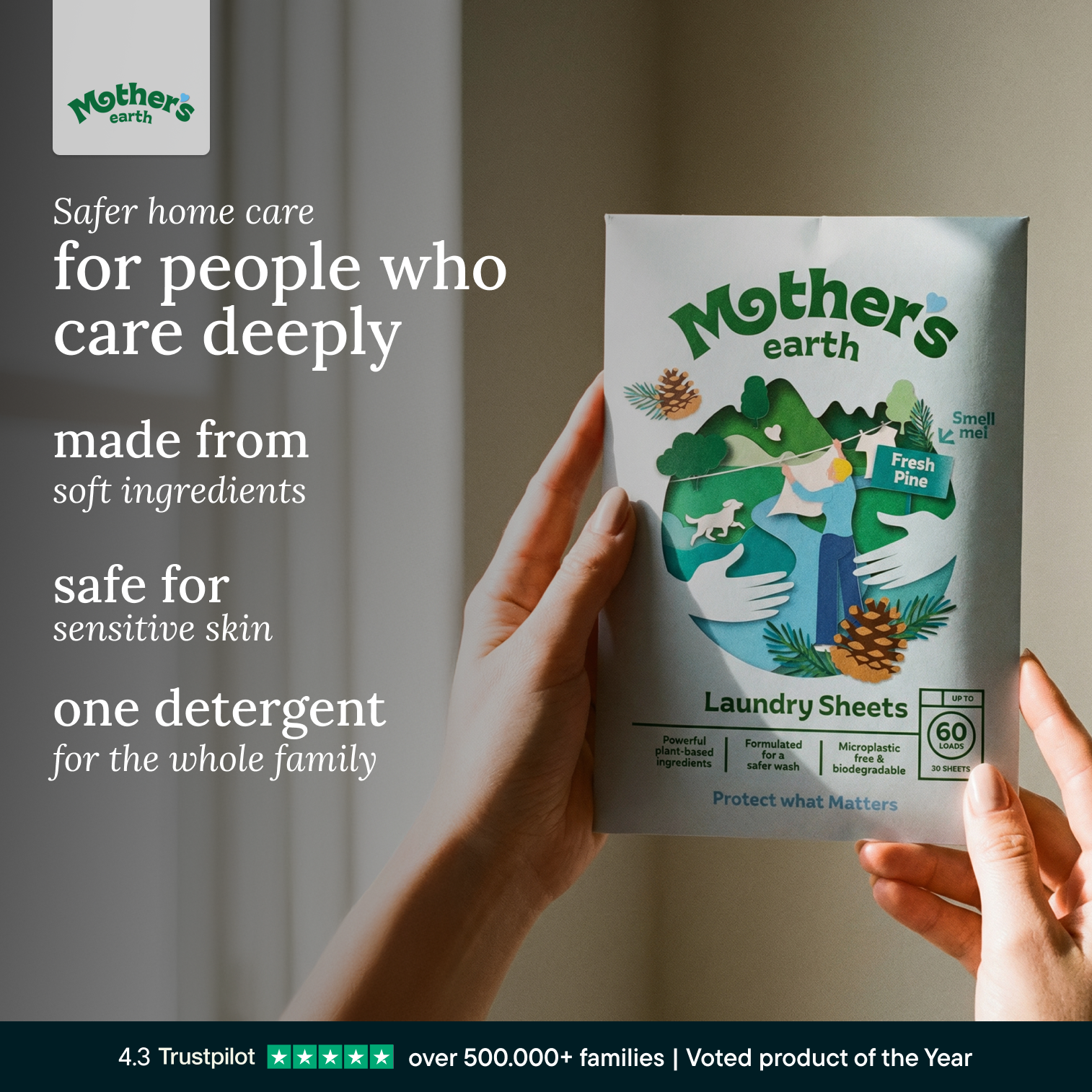 Mothers Earth Facebook ad