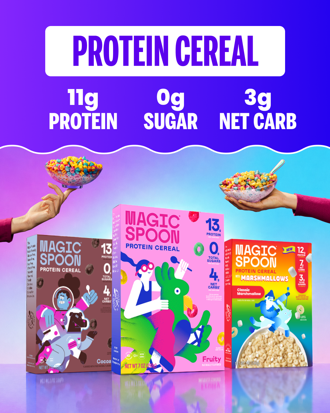 Magic Spoon Cereal Facebook ad