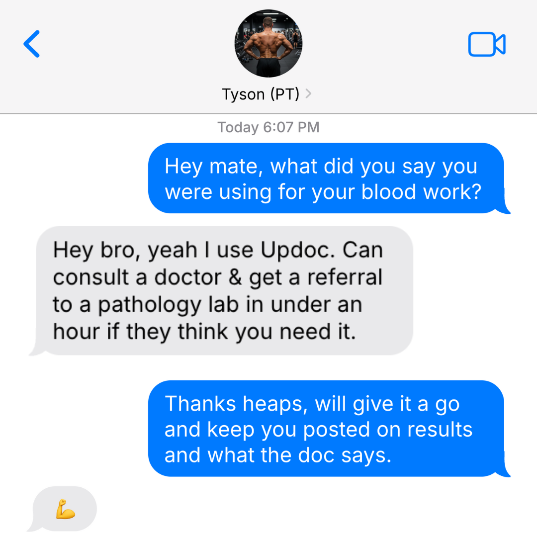 updoc Facebook ad