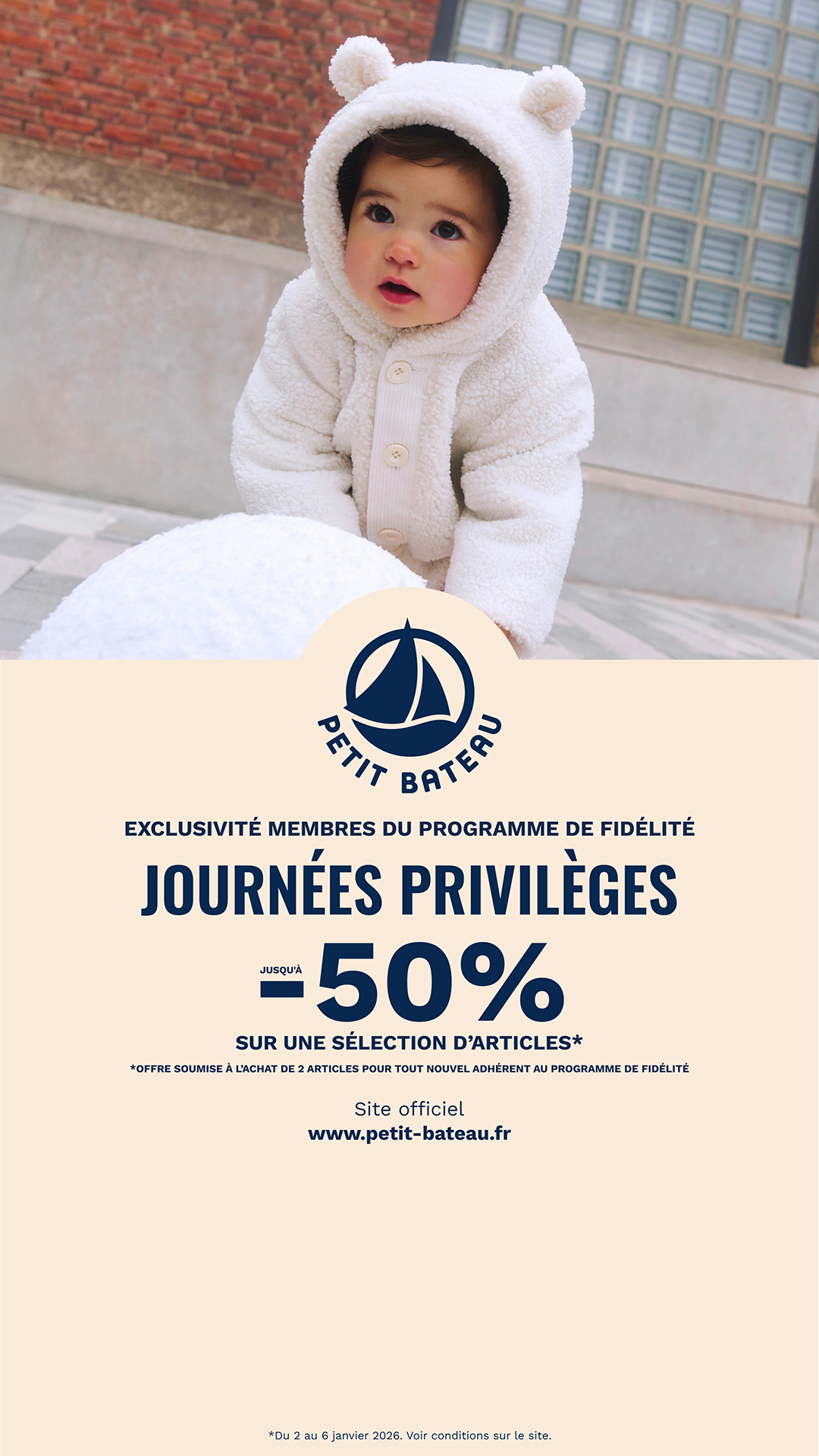 Petit Bateau Facebook ad
