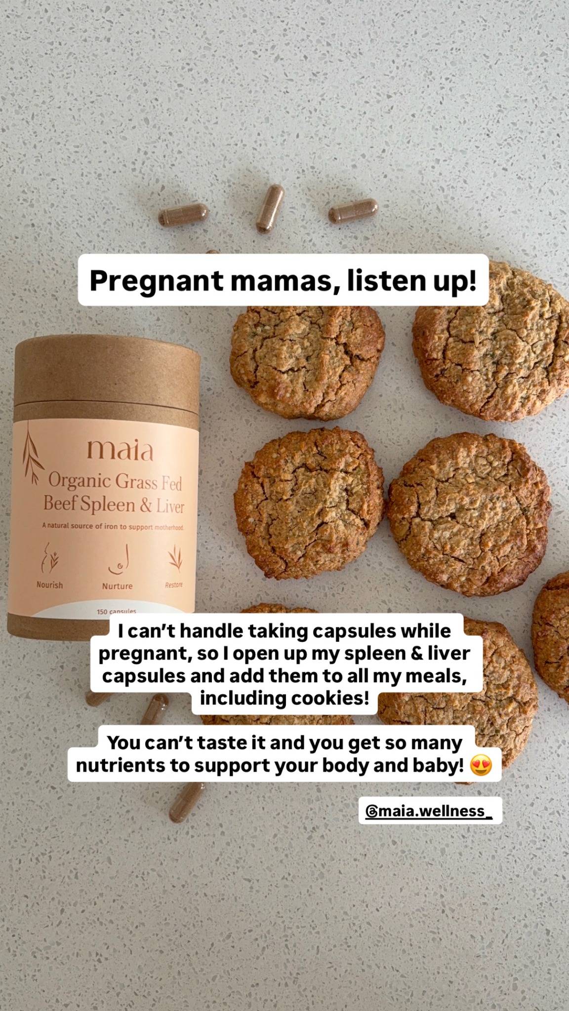 Maia Pregnancy Wellness Facebook ad