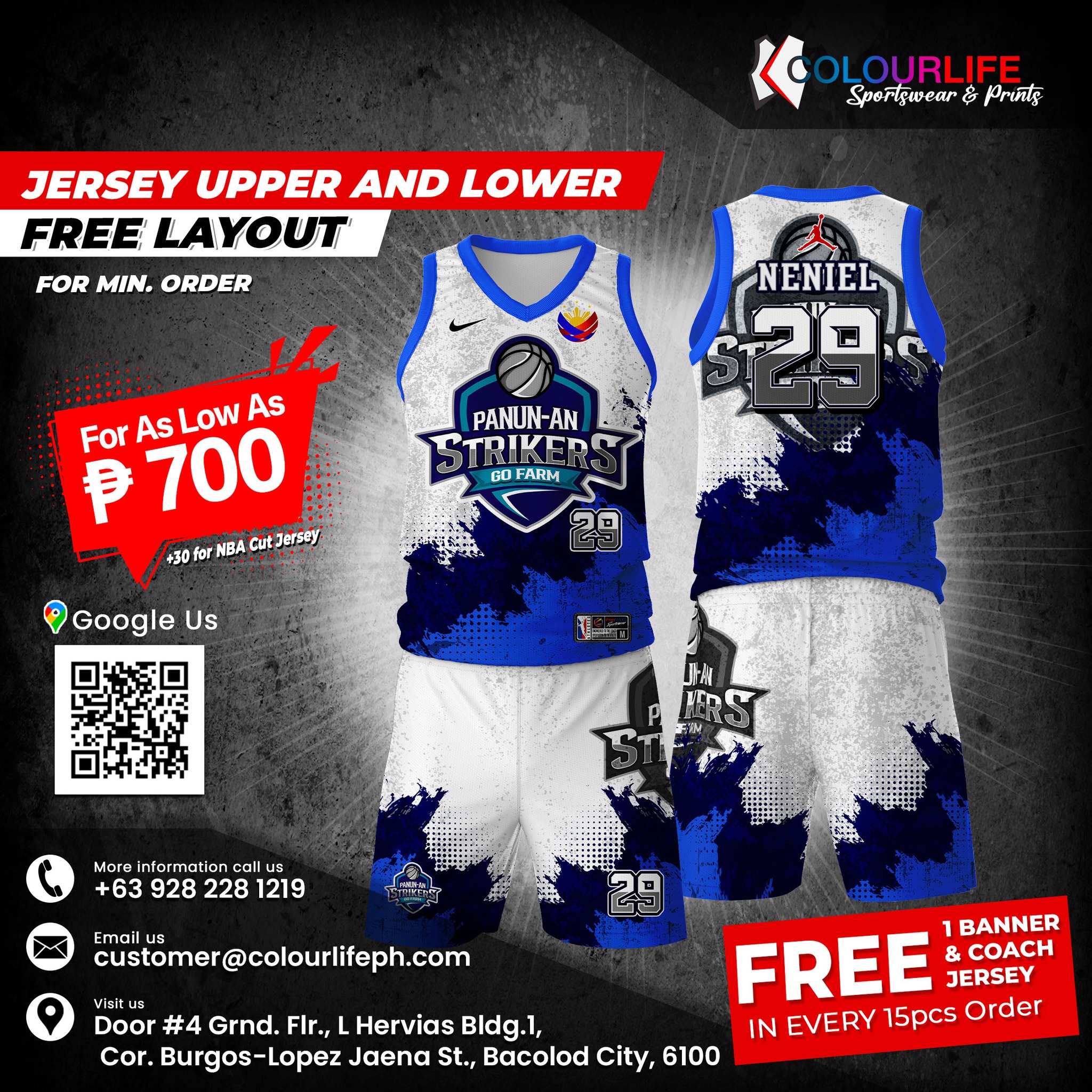 ColourLife Sportswear & Prints Facebook ad: Hurry Inquire Now!
