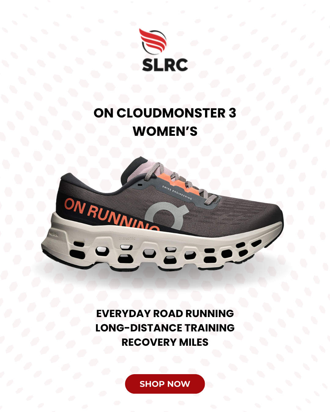 Salt Lake Running Company Facebook ad: Meet the Cloudmonster 3 lineup-built for every mile…