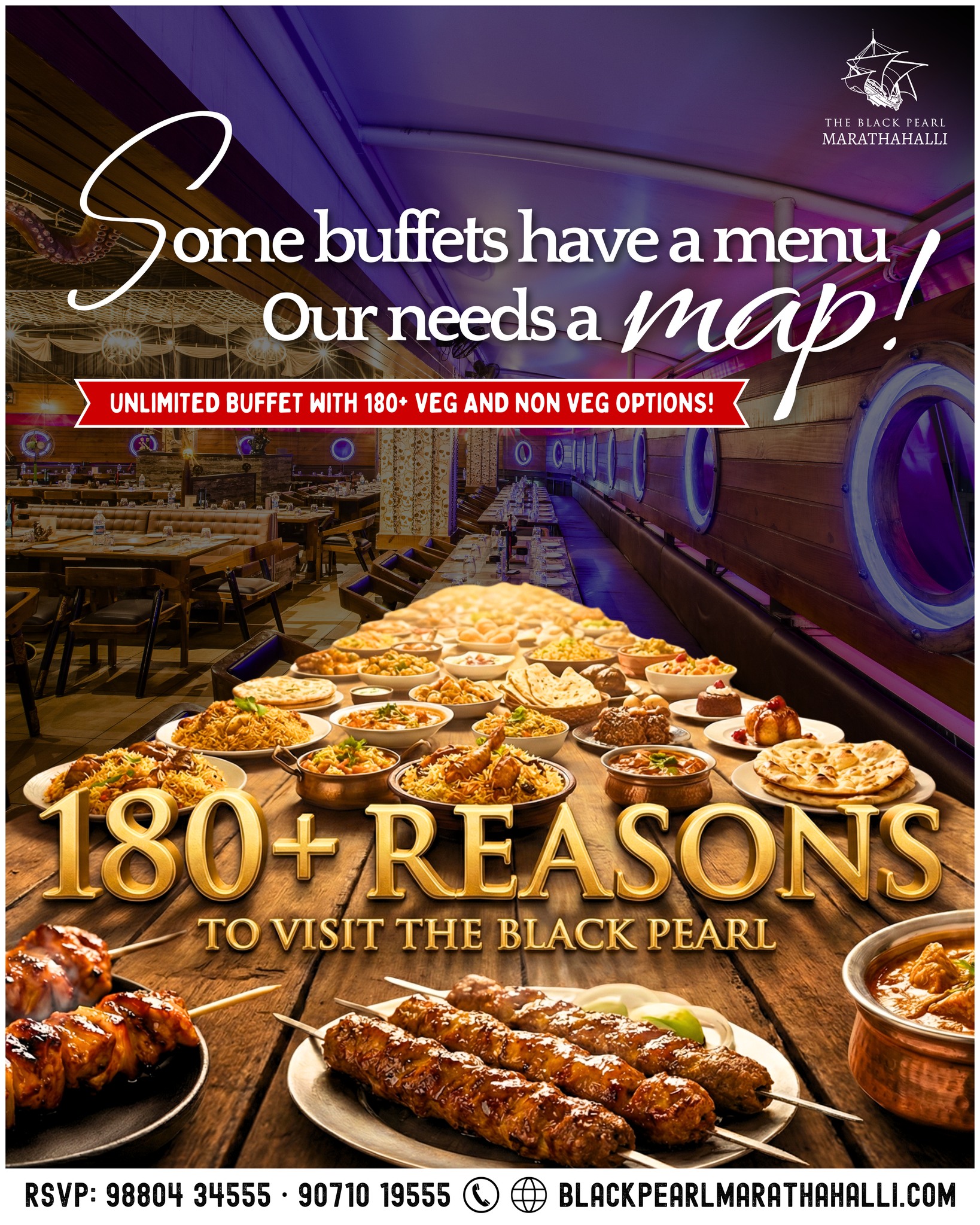 Black Pearl Barbeque Restaurant Facebook ad