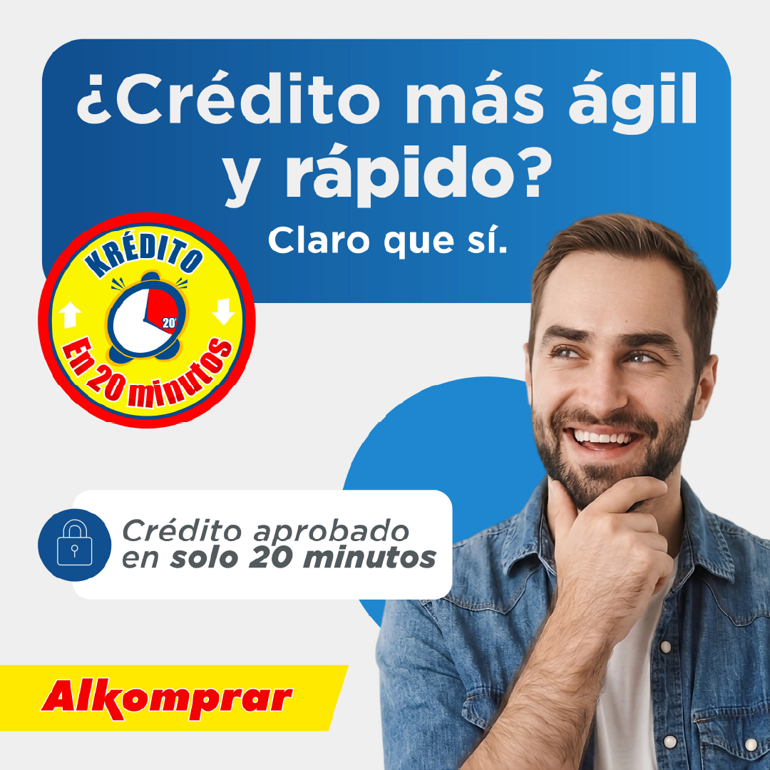 Alkomprar Facebook ad: Tu crédito, rápido y fácil
