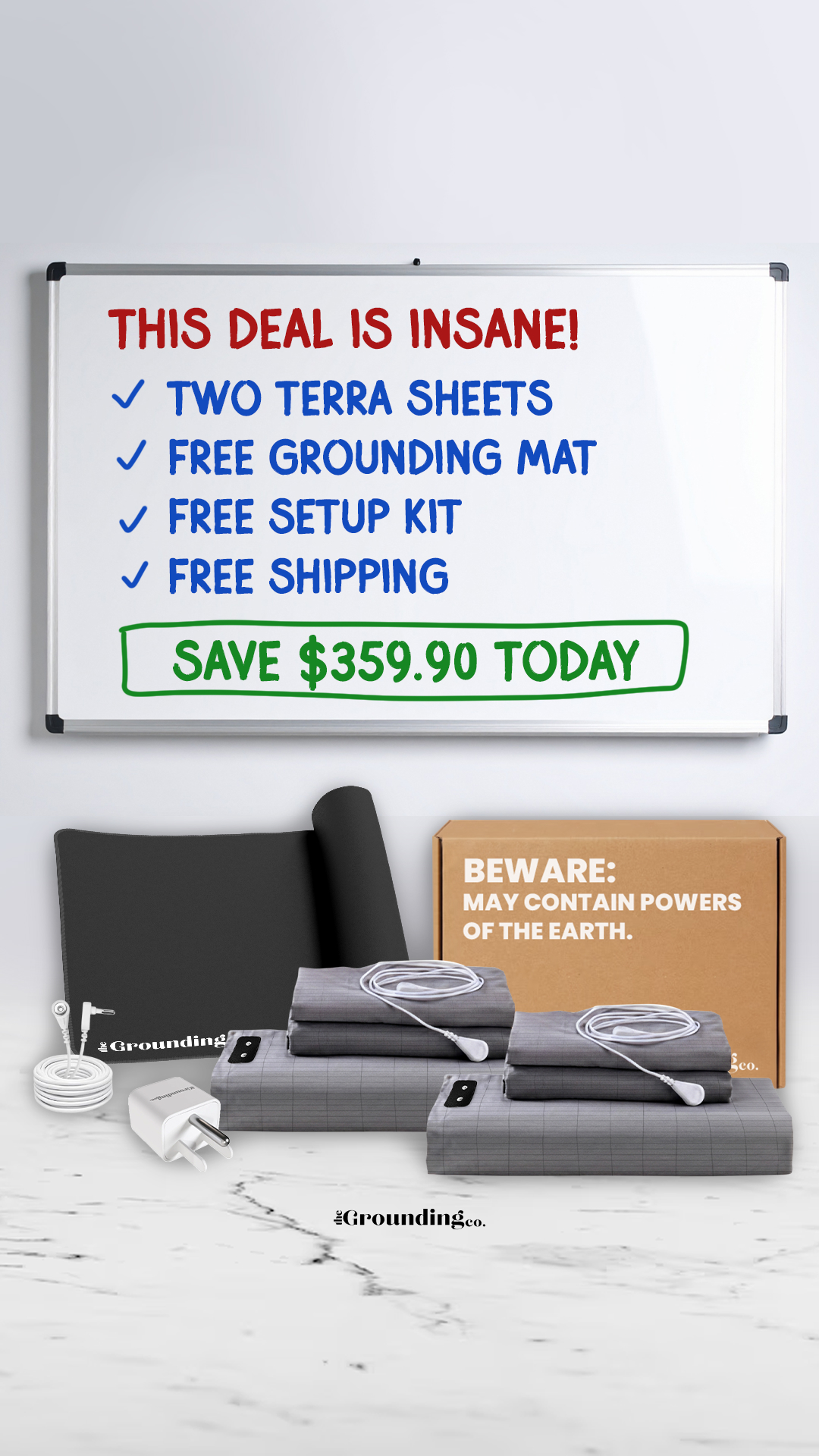 The Grounding Co Facebook ad