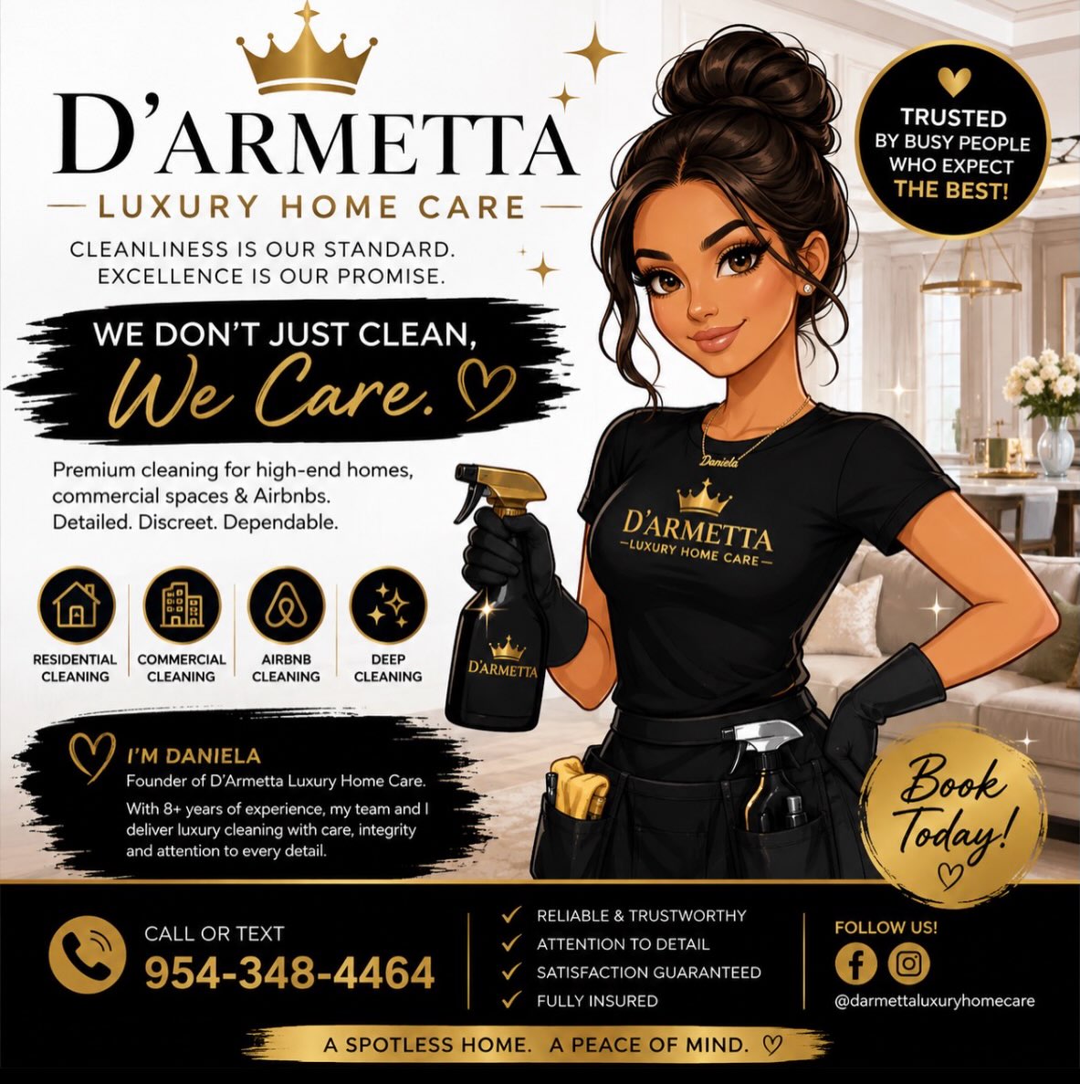 D'Armetta Luxury Home Care Facebook ad