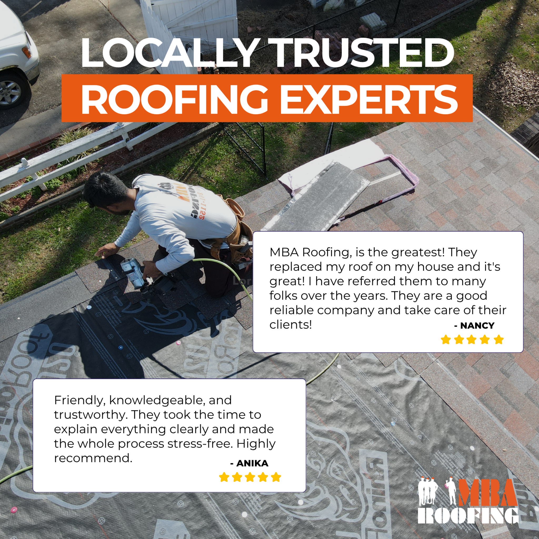 MBA Roofing Facebook ad