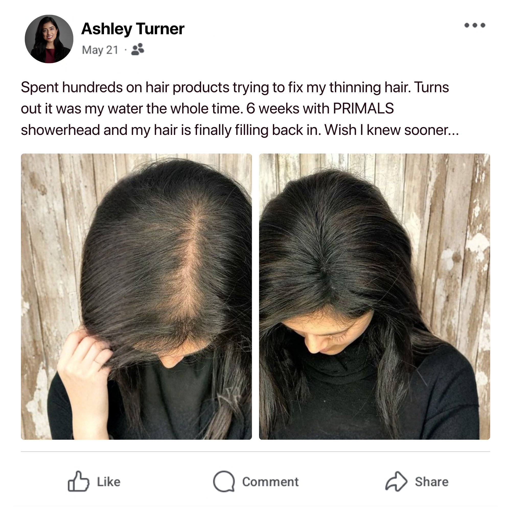 Primals Facebook ad