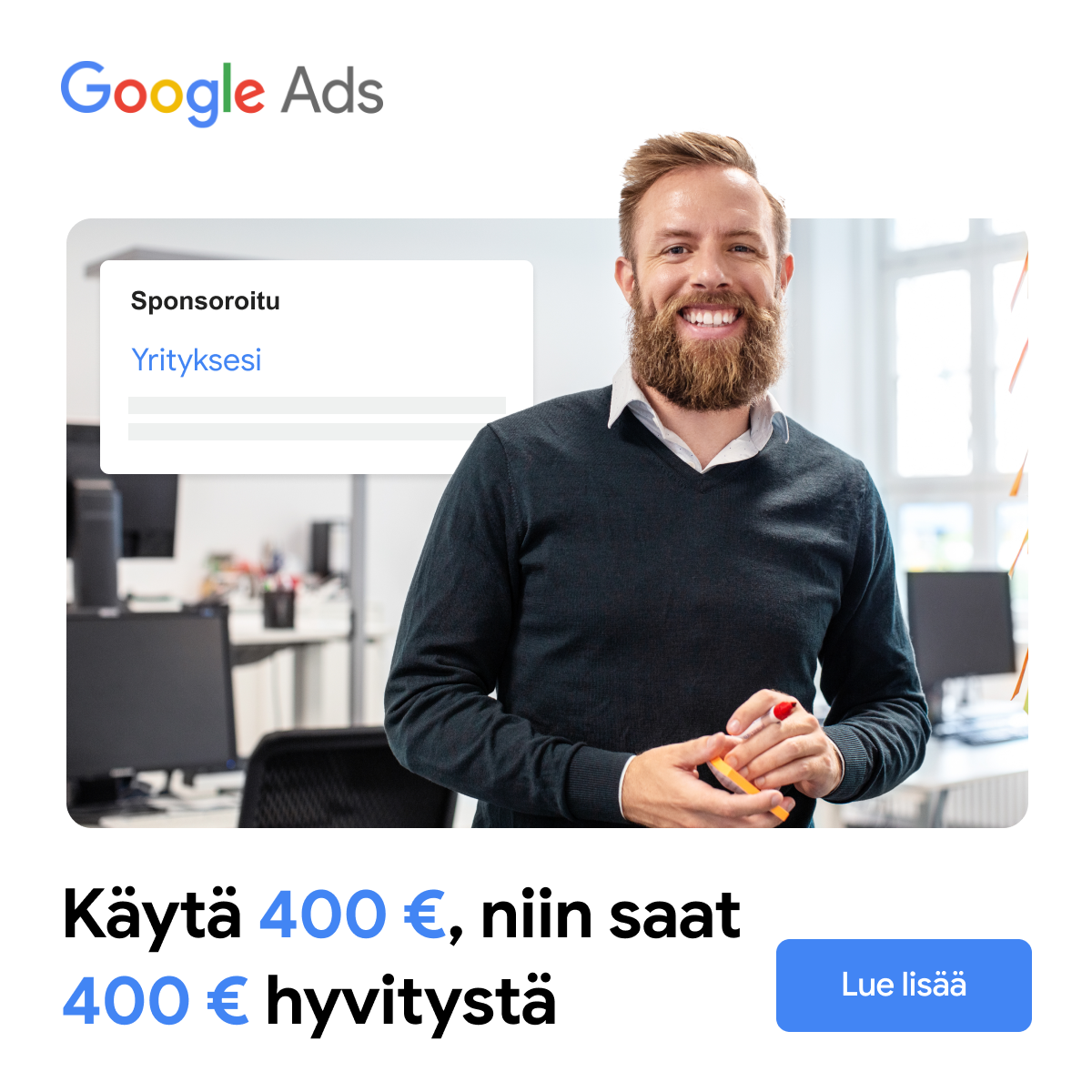 Google Ads Facebook ad