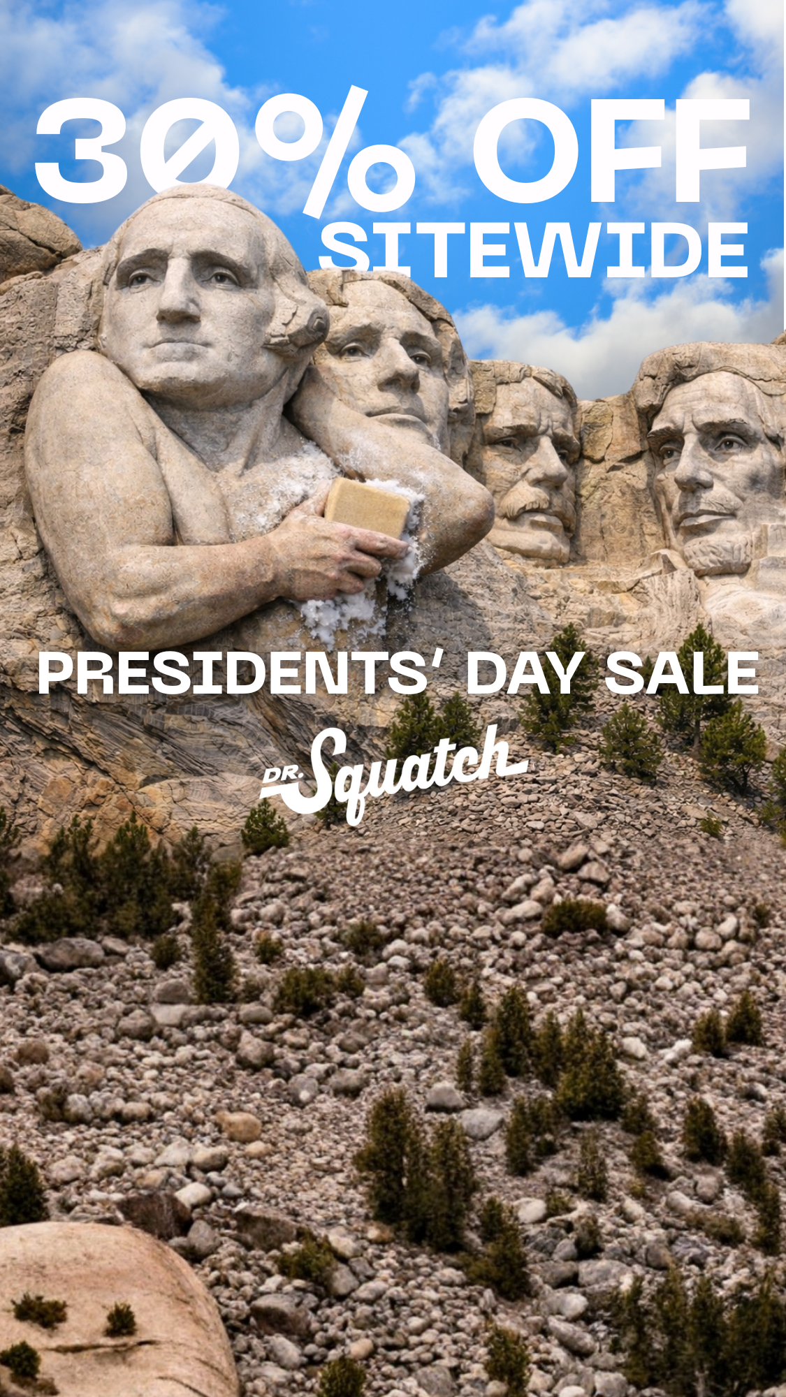 Dr. Squatch Facebook ad