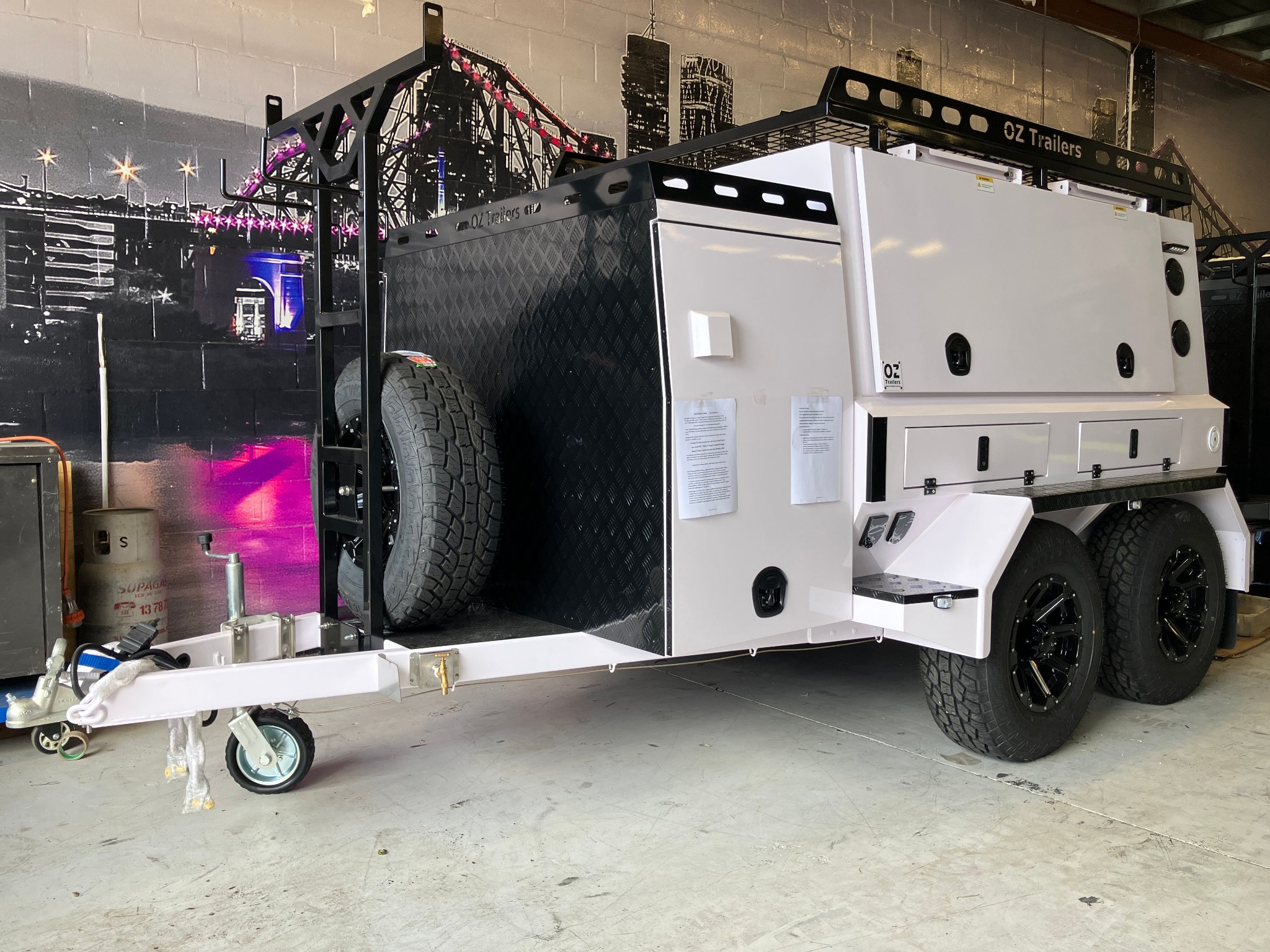 OZ Trailer Facebook ad: 2026 - $5K Discount - Heavy Duty Tandem Oz Trailers…