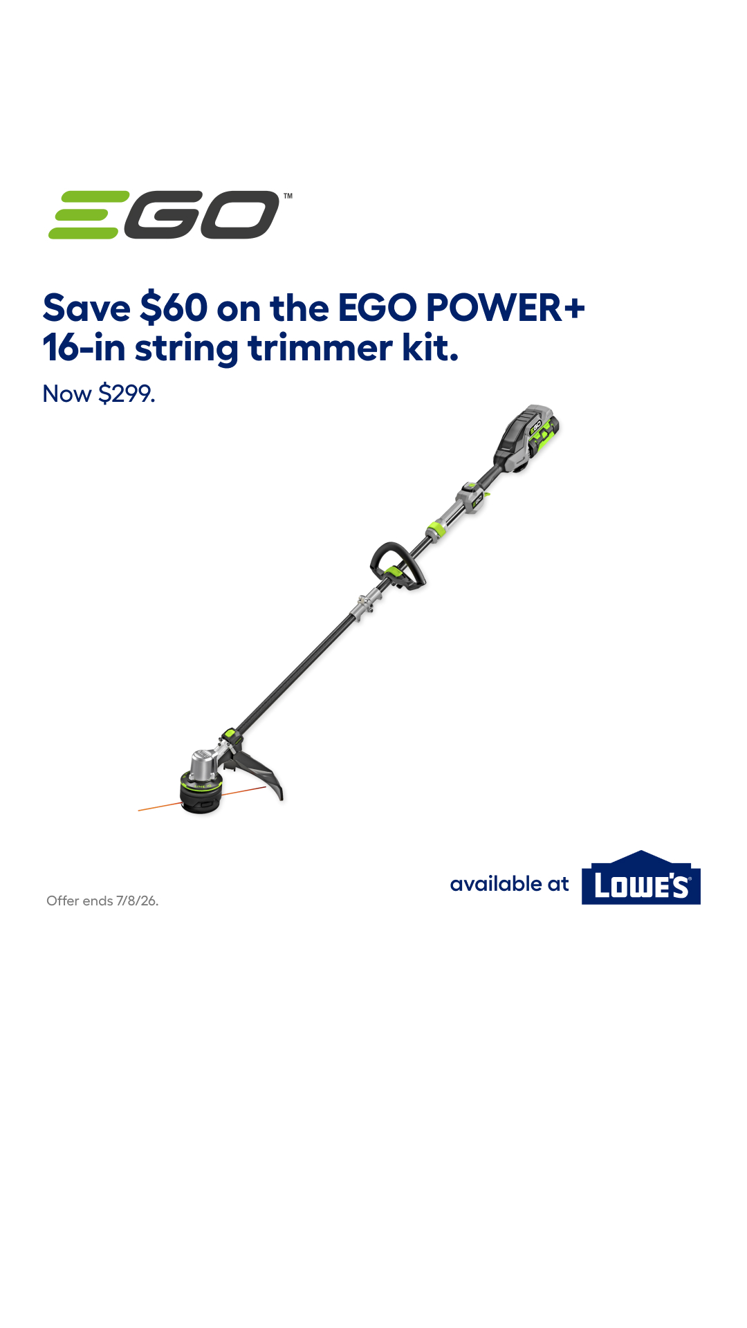 Lowe's Home Improvement Facebook ad