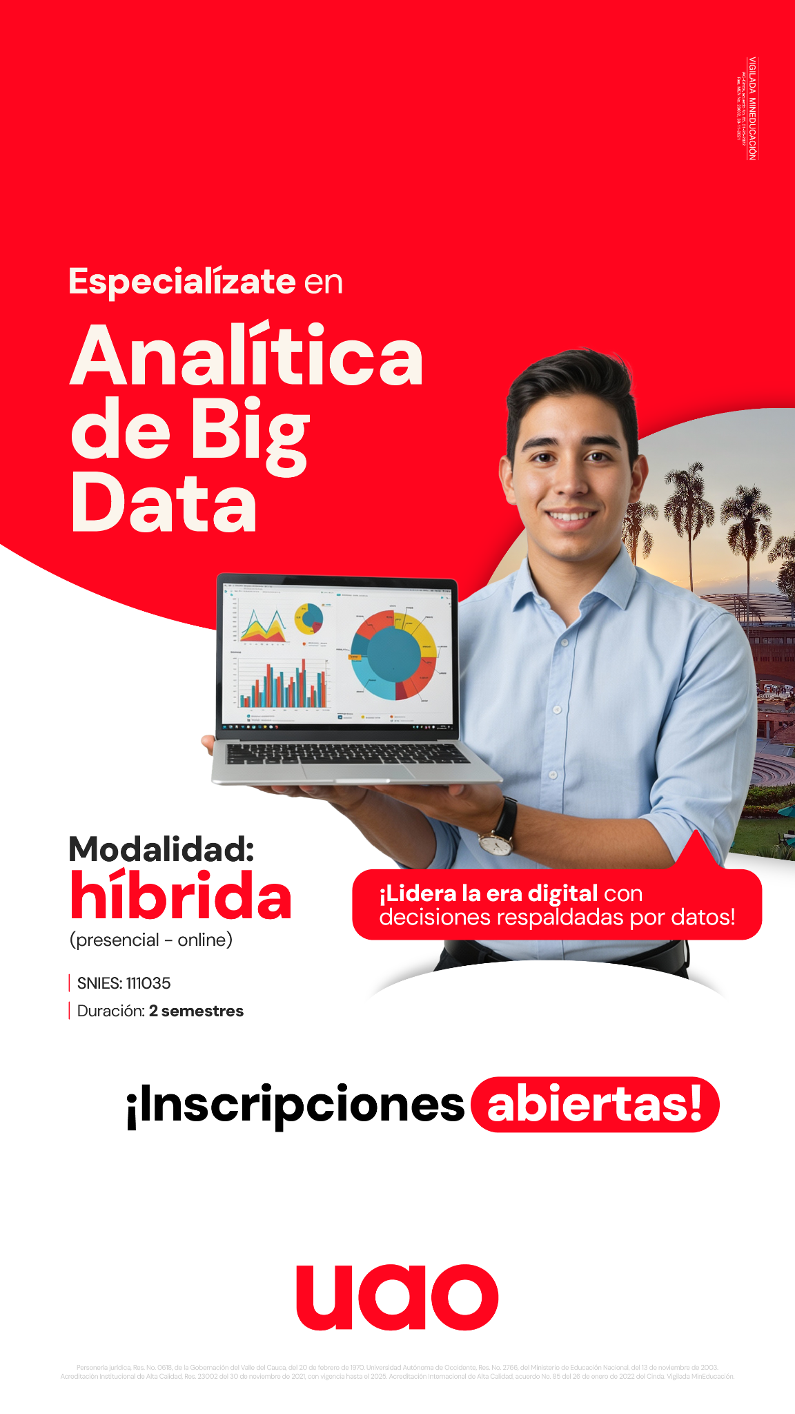 La UAO Facebook ad
