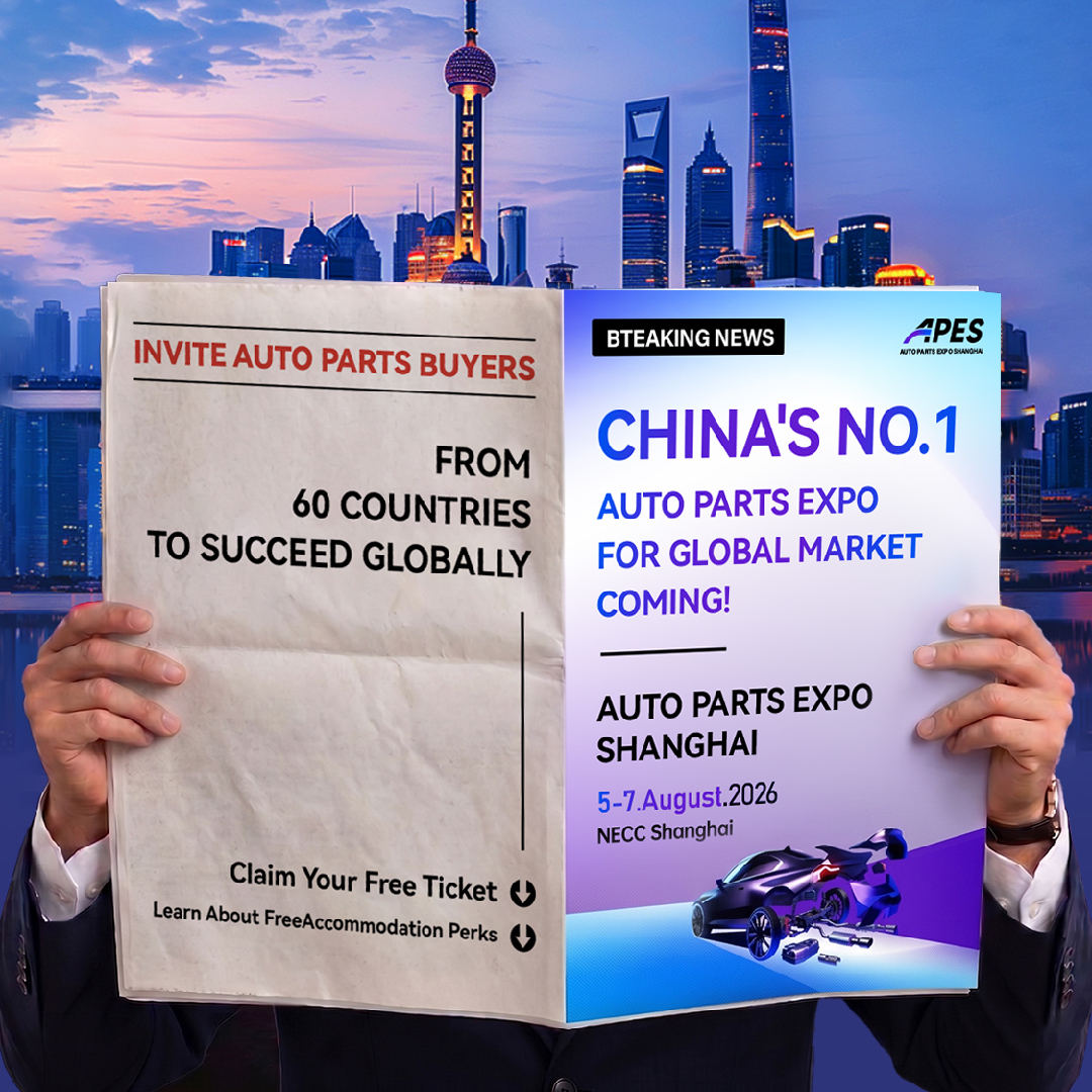 APES - Auto Parts Expo Shanghai Facebook ad: At APES Auto Parts Expo Shanghai 2026, August…