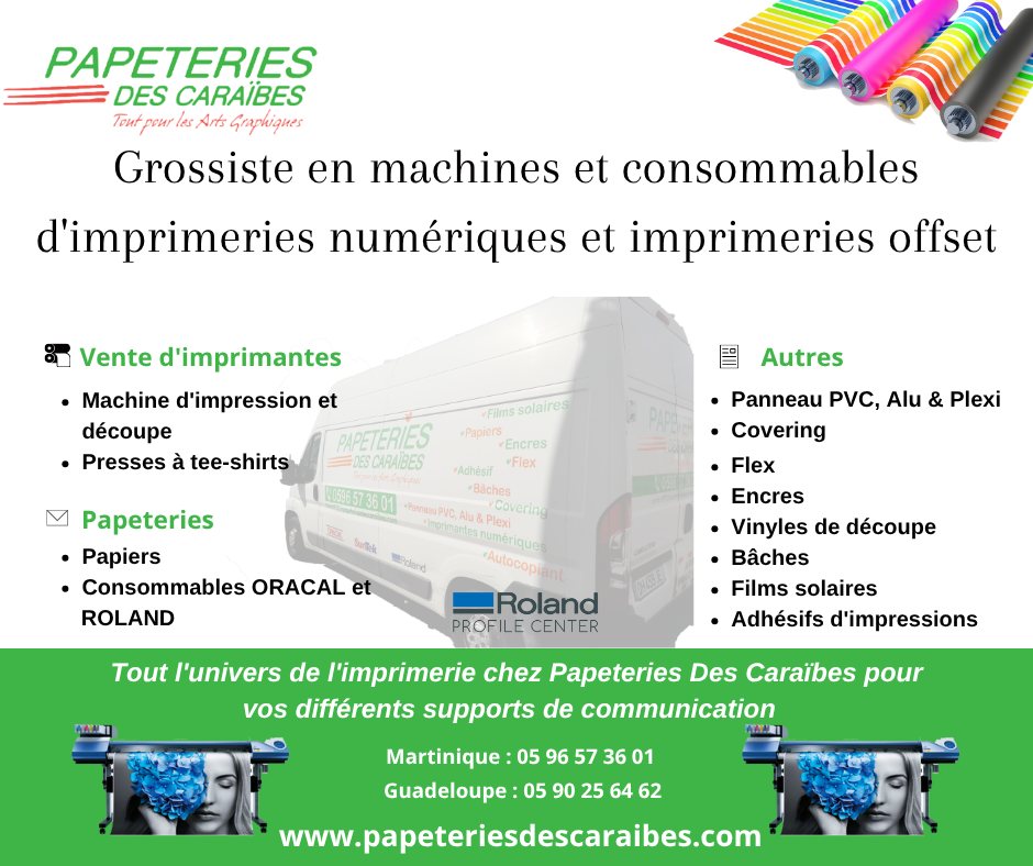 Papeteries des Caraïbes Facebook ad: Prêt(e) à attaquer vos projets comme un(e) pro?