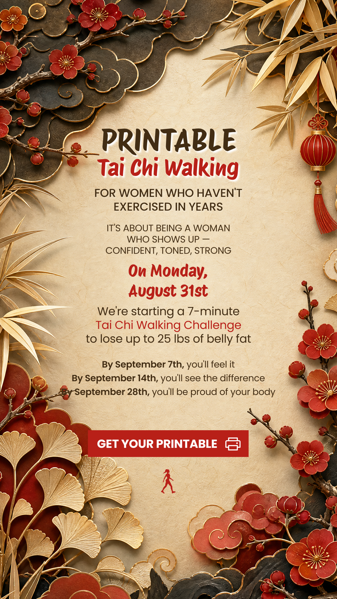 WalkFit Daily Walking Plan Facebook ad