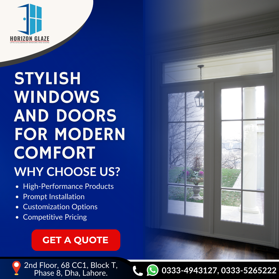 Horizon Glaze Facebook ad: Upgrade your living space with Horizon Glaze’s premium…