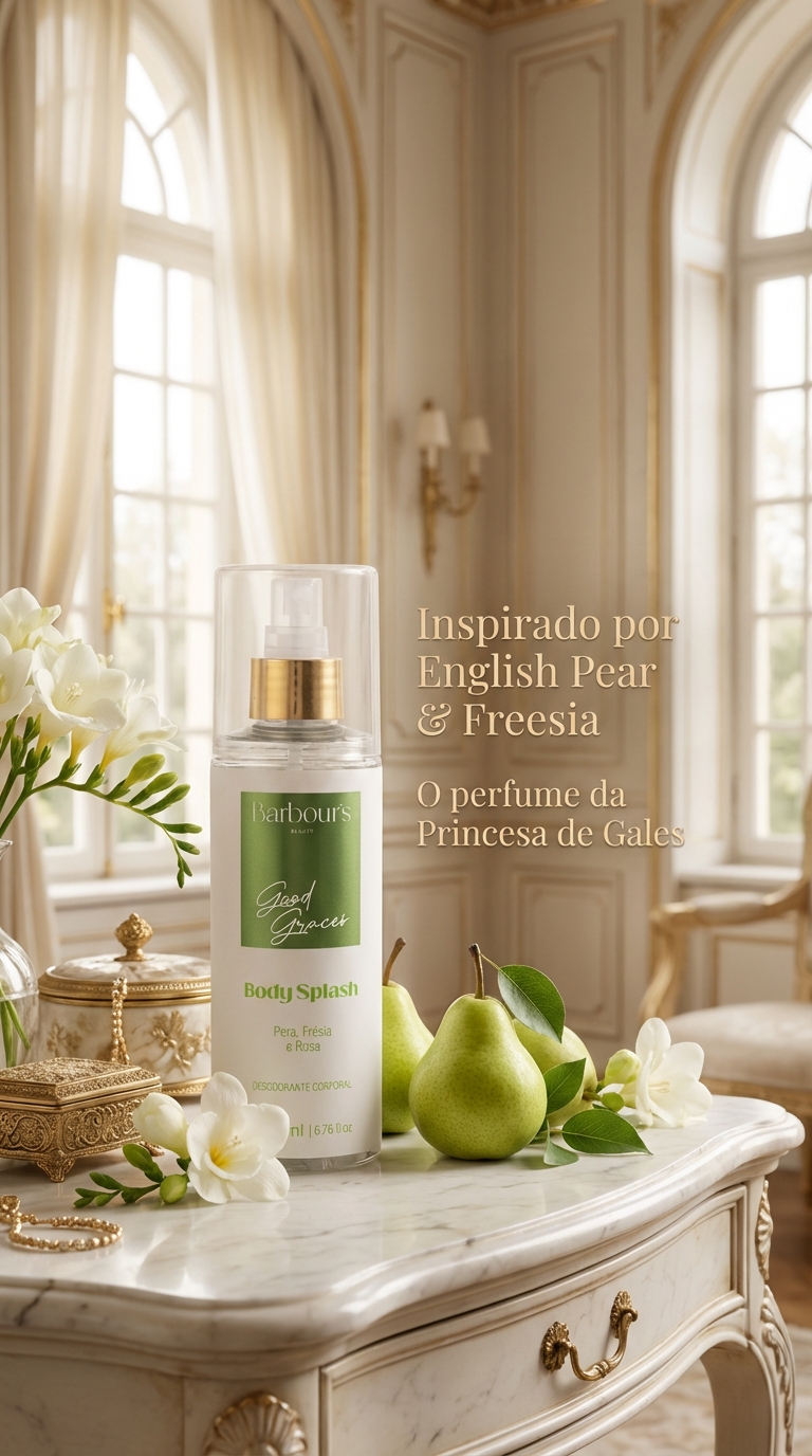 Barbour's Beauty Facebook ad: LANÇAMENTO: O Body Splash Good Graces inspirado no…
