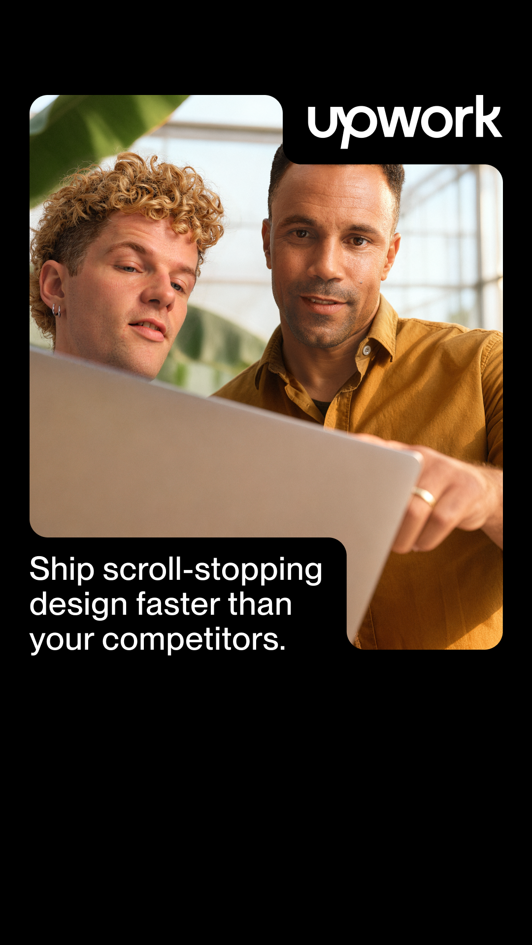 Upwork Facebook ad