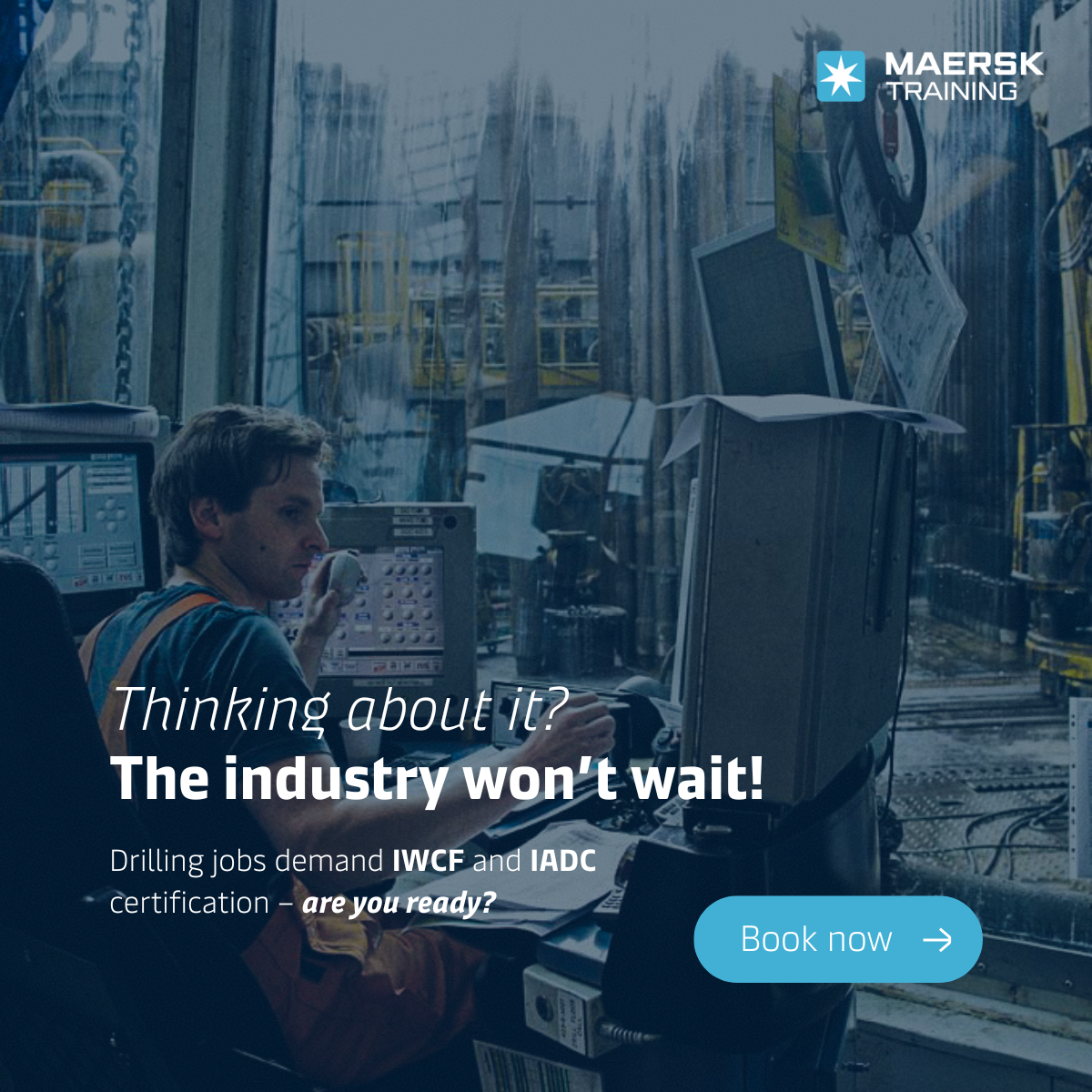 Maersk Training Facebook ad