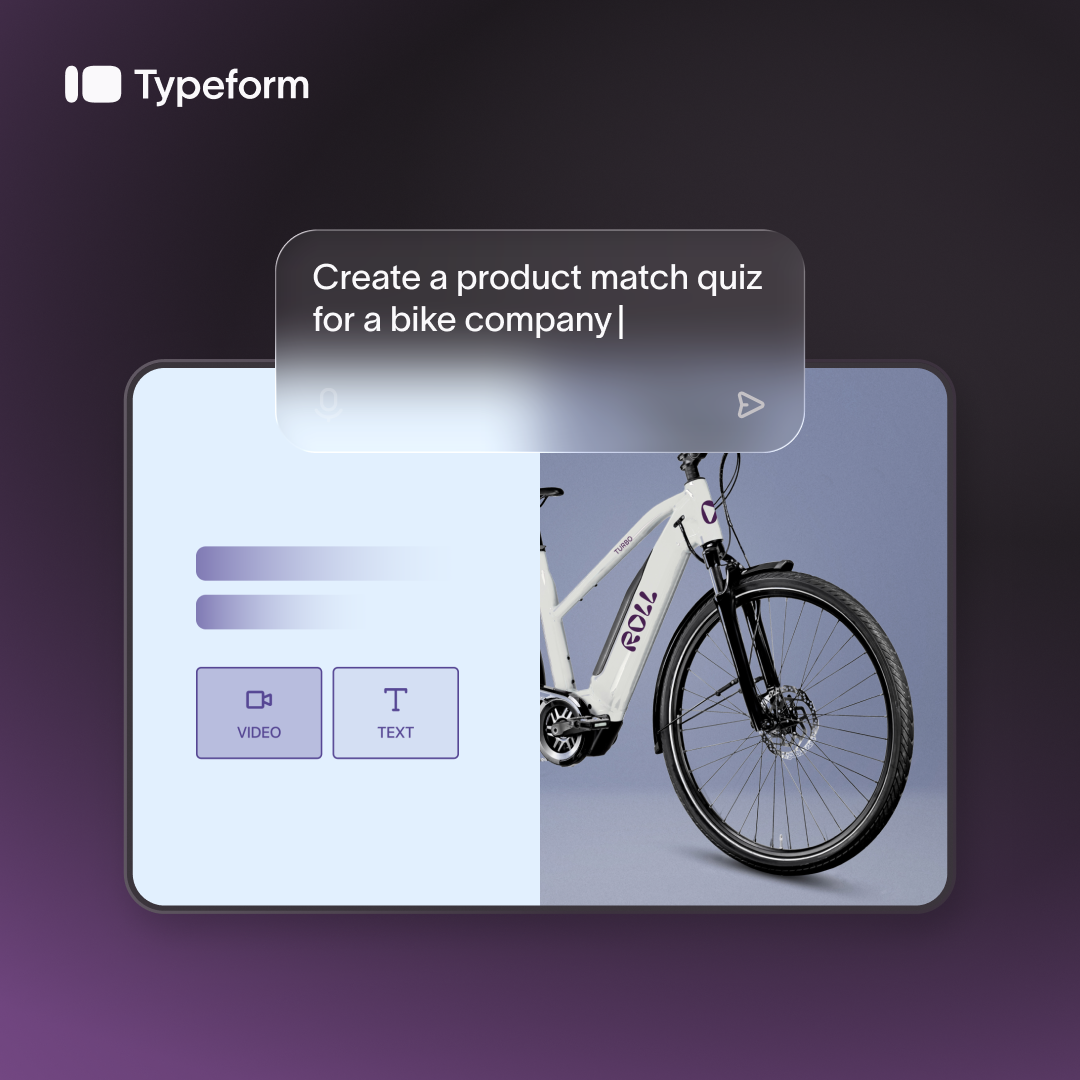 Typeform Facebook ad