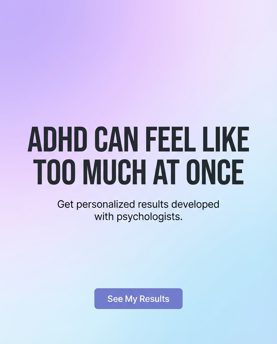 ADHD Clarity Test Facebook ad