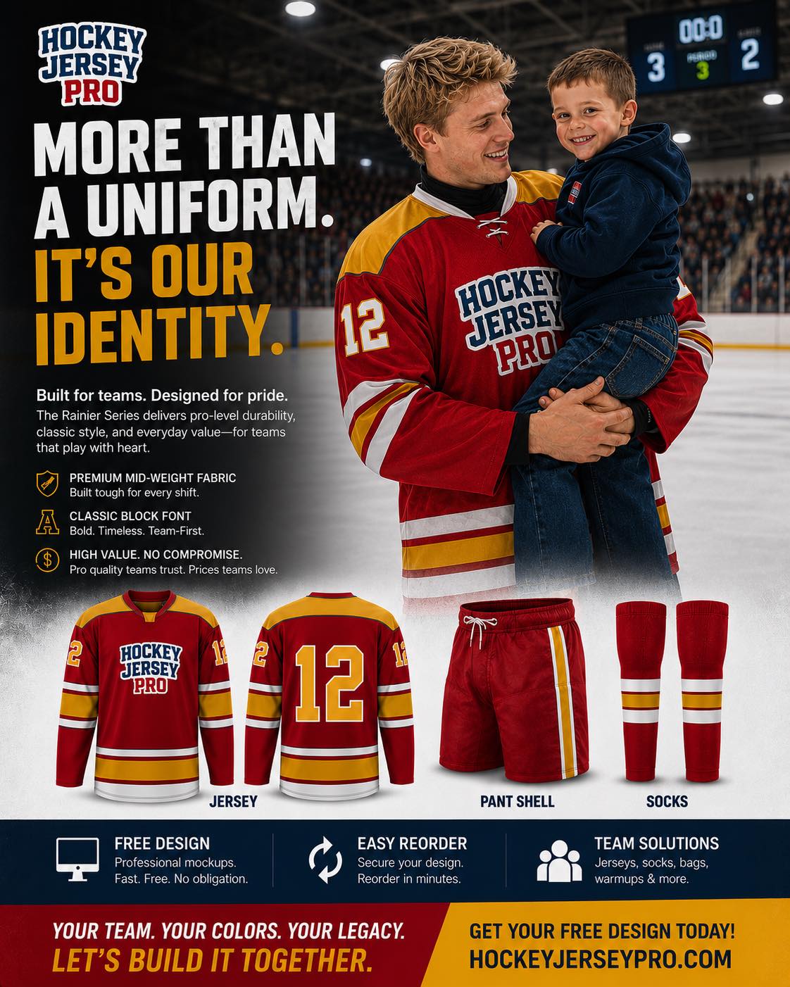 Hockey Jersey Pro Facebook ad