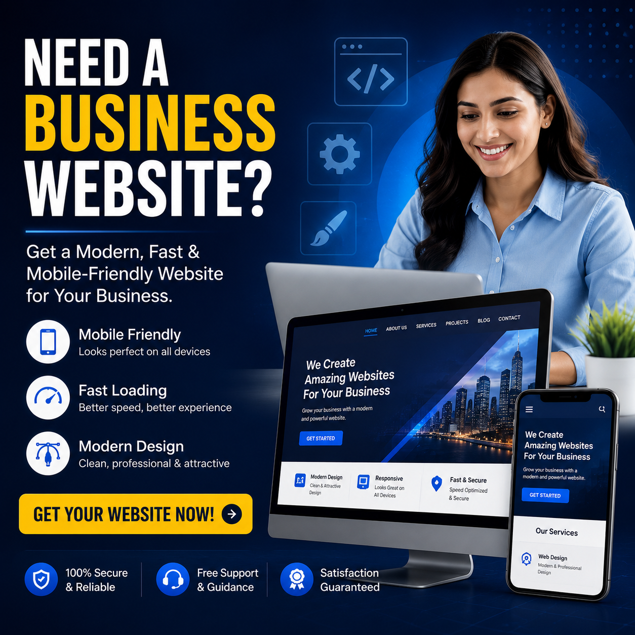 InfoSky Solutions Facebook ad: Now High performance web hosting, Website Design, SEO…